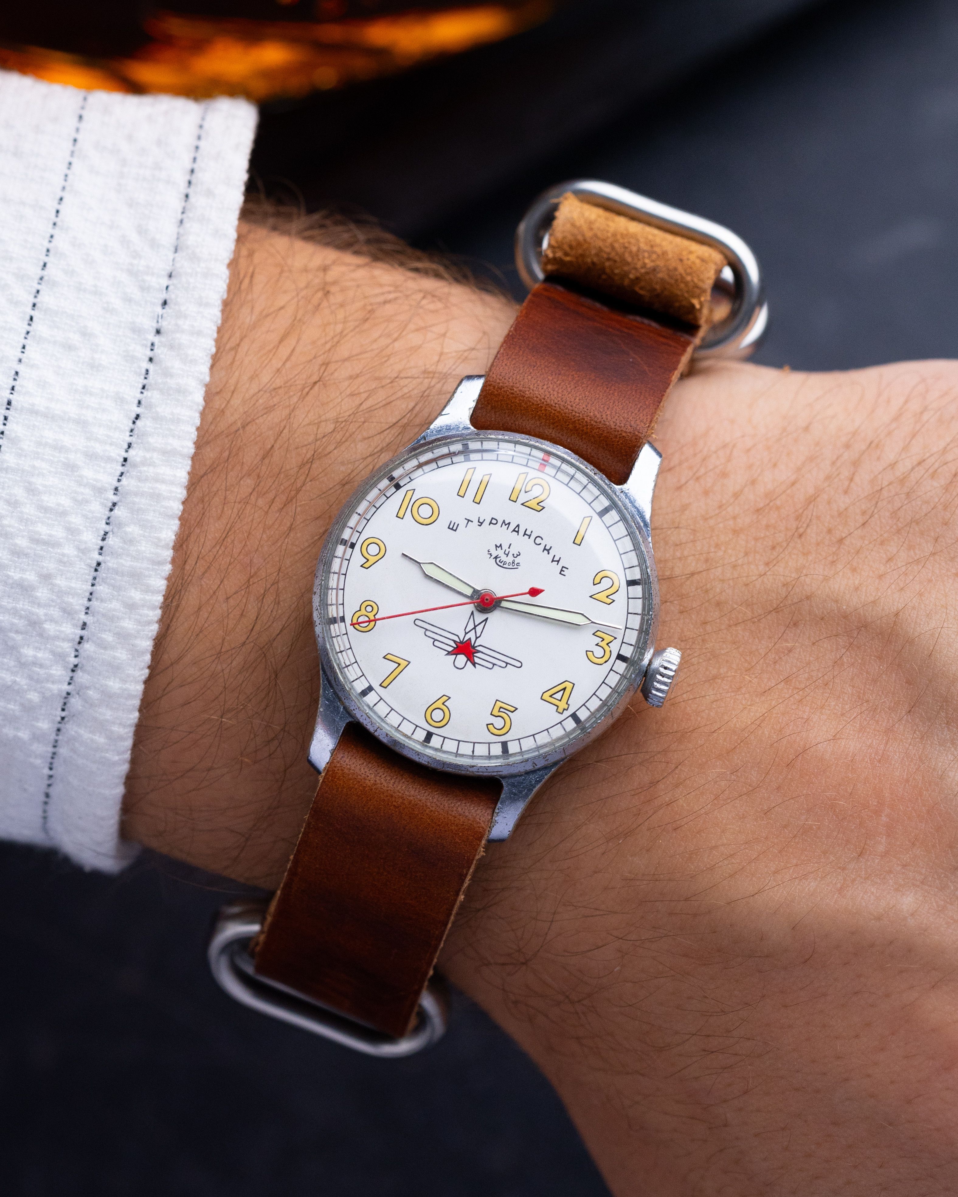 Other Sturmanskie Type 1 Soviet Aviator's watch USSR Watch Size 34 - 2 Thumbnail