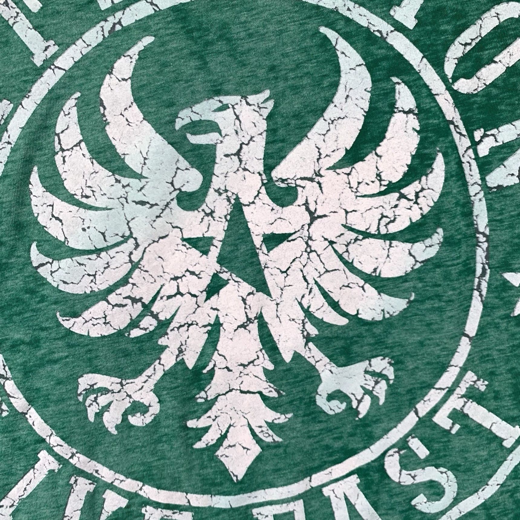 Affliction VINTAGE Affliction T Shirt XL Green Eagle Crest USA Crew Neck Short Sleeve Graphic Print Men’s Size US XL / EU 56 / 4 - 7 Thumbnail