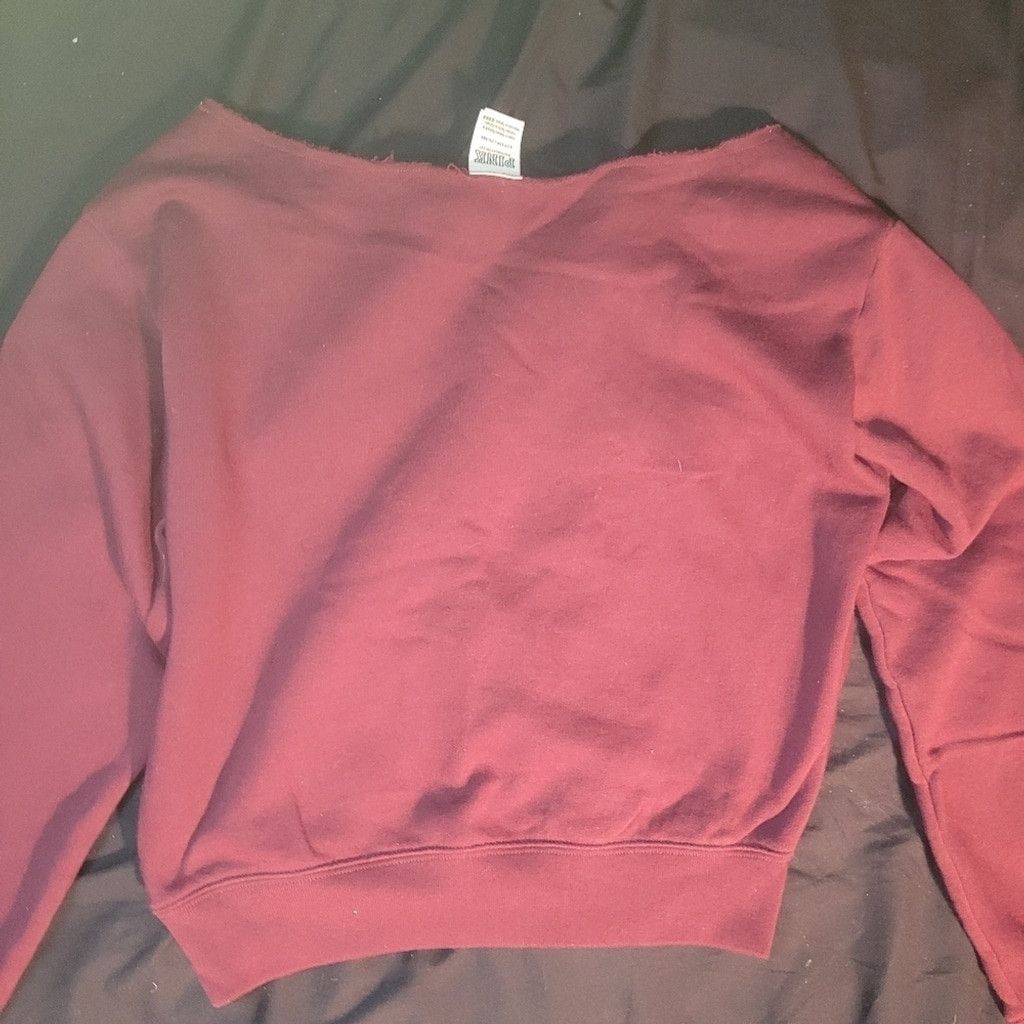 Pink PINK, sweatshirt, maroon, NWOT. Size S/P Size S / US 4 / IT 40 - 6 Thumbnail
