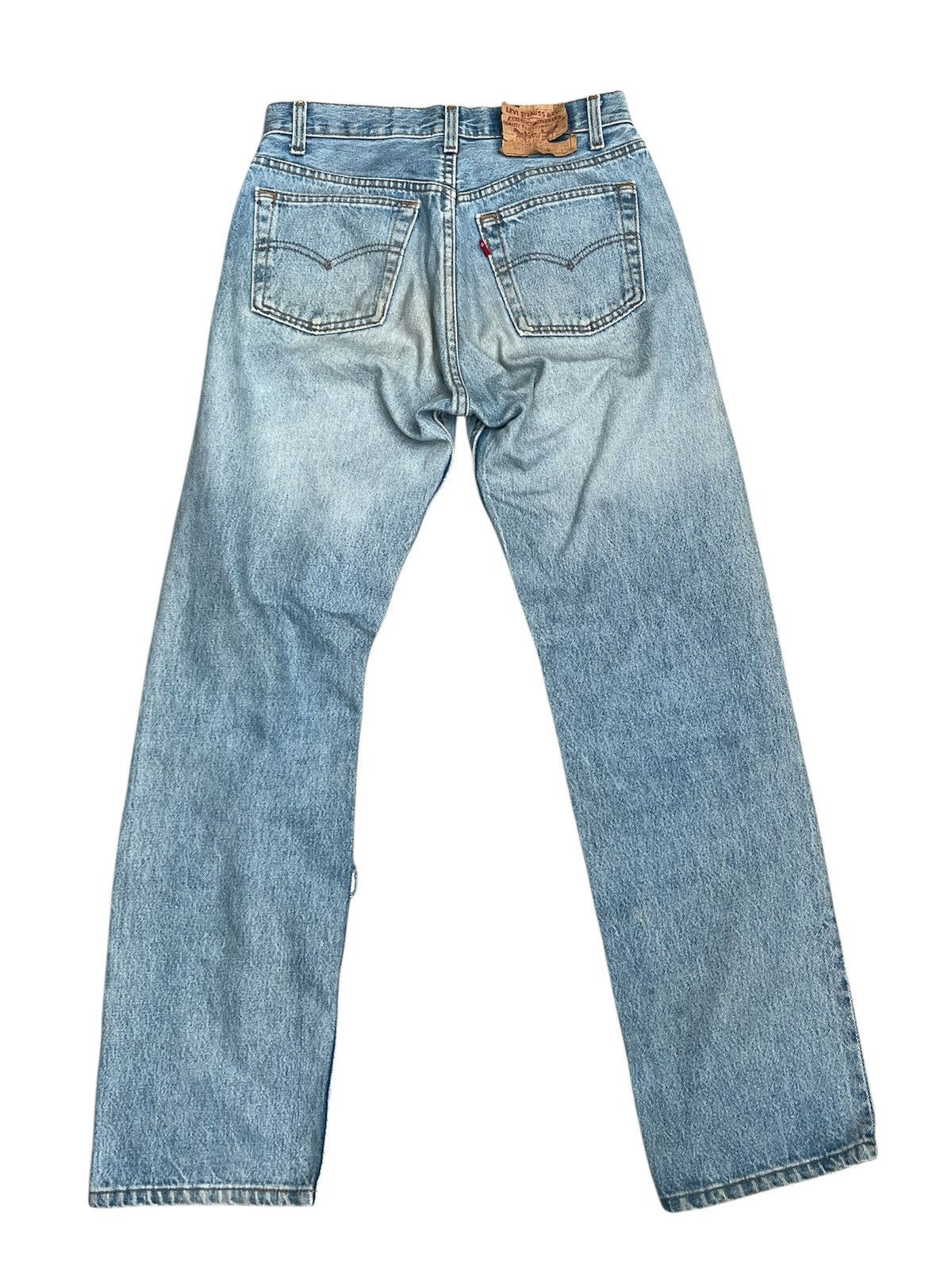 Levi's Vintage Clothing Vintage 90s Levis 501 USA Perfect Sun Faded Jeans Size US 30 / EU 46 - 7 Thumbnail