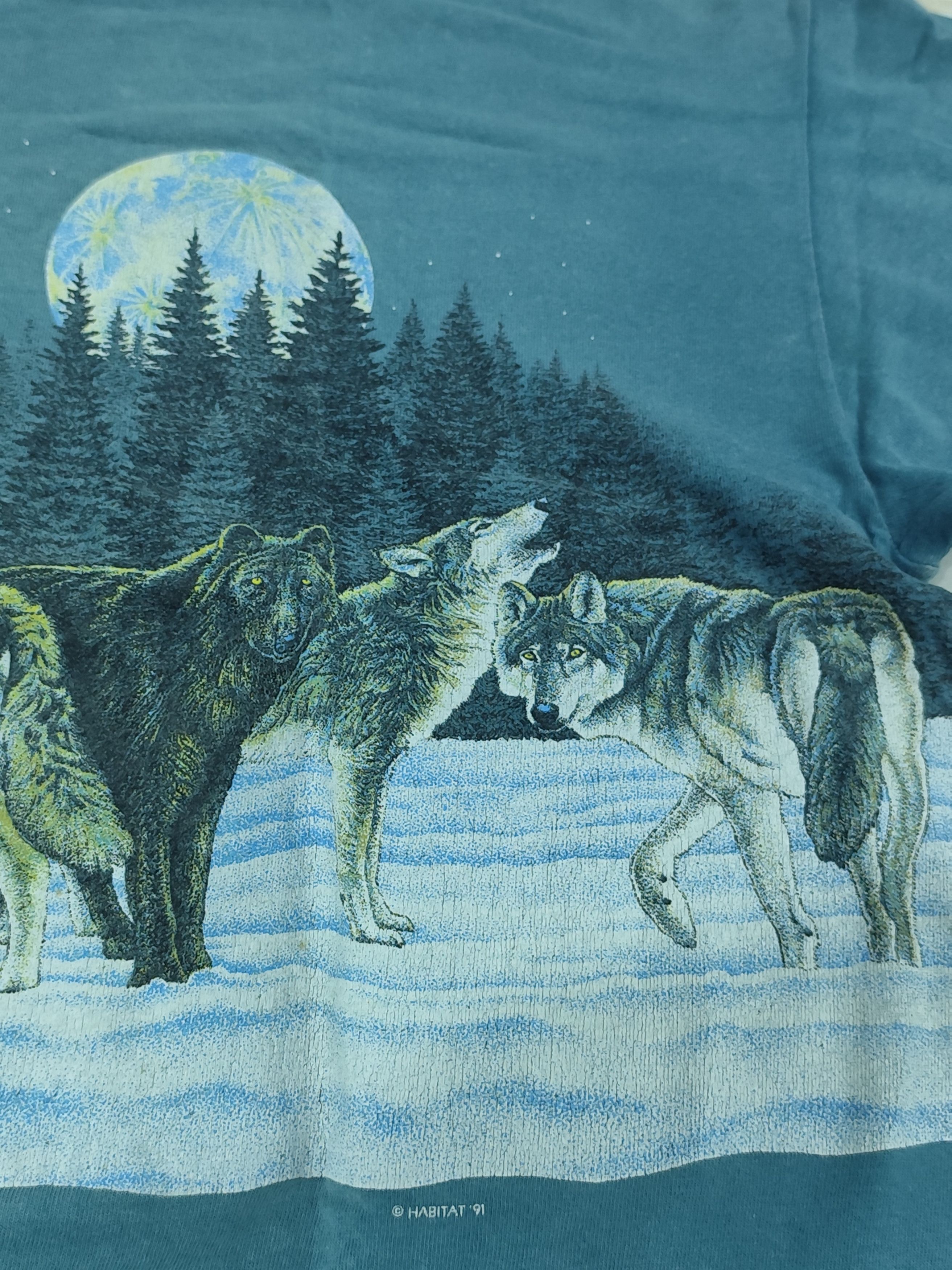 Vintage Vintage 1991 habitat wolfs Size US L / EU 52-54 / 3 - 6 Thumbnail
