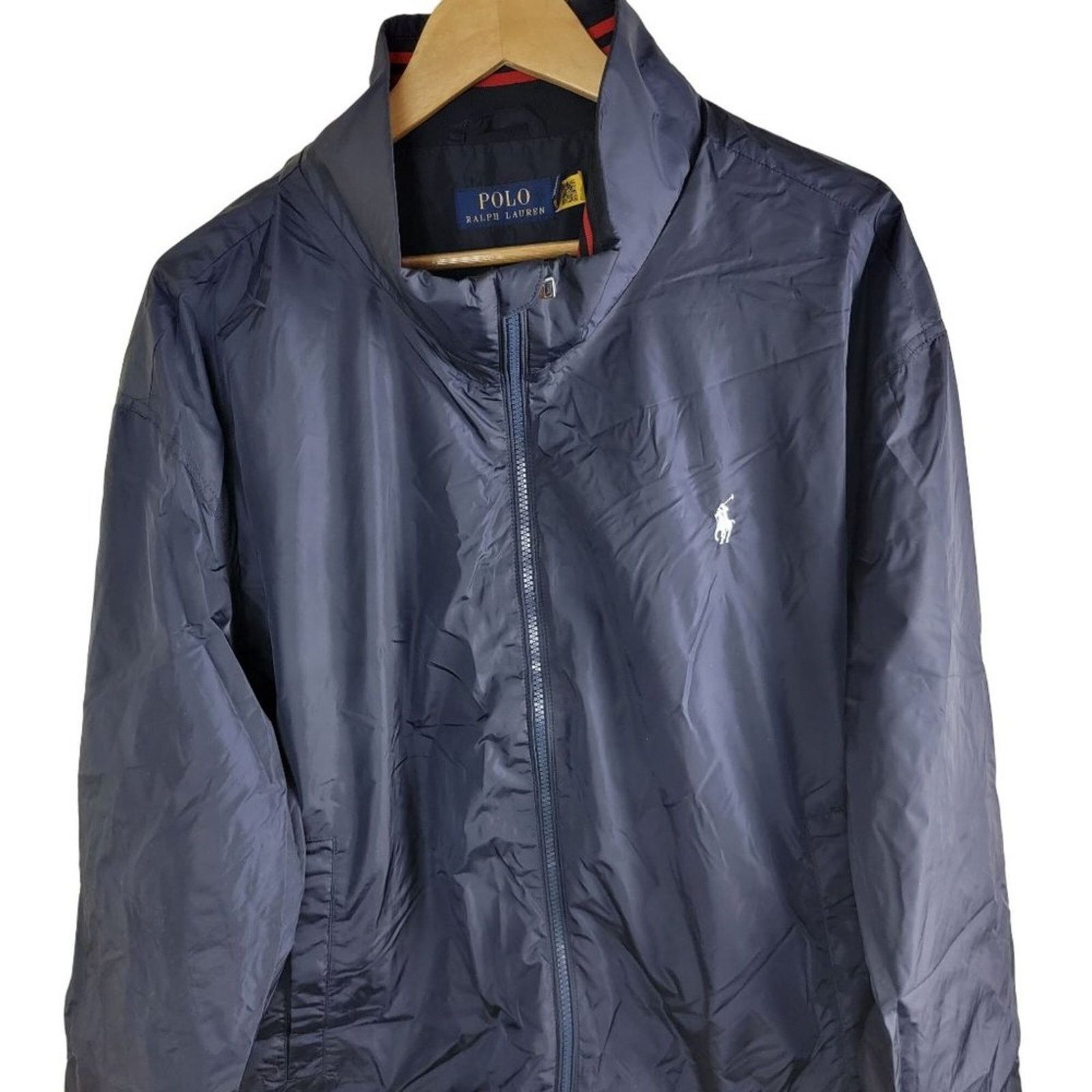 Polo Ralph Lauren Polo Ralph Lauren Retford Nylon Full Zip Windbreaker Jacket Size US XXL / EU 58 / 5 - 4 Thumbnail