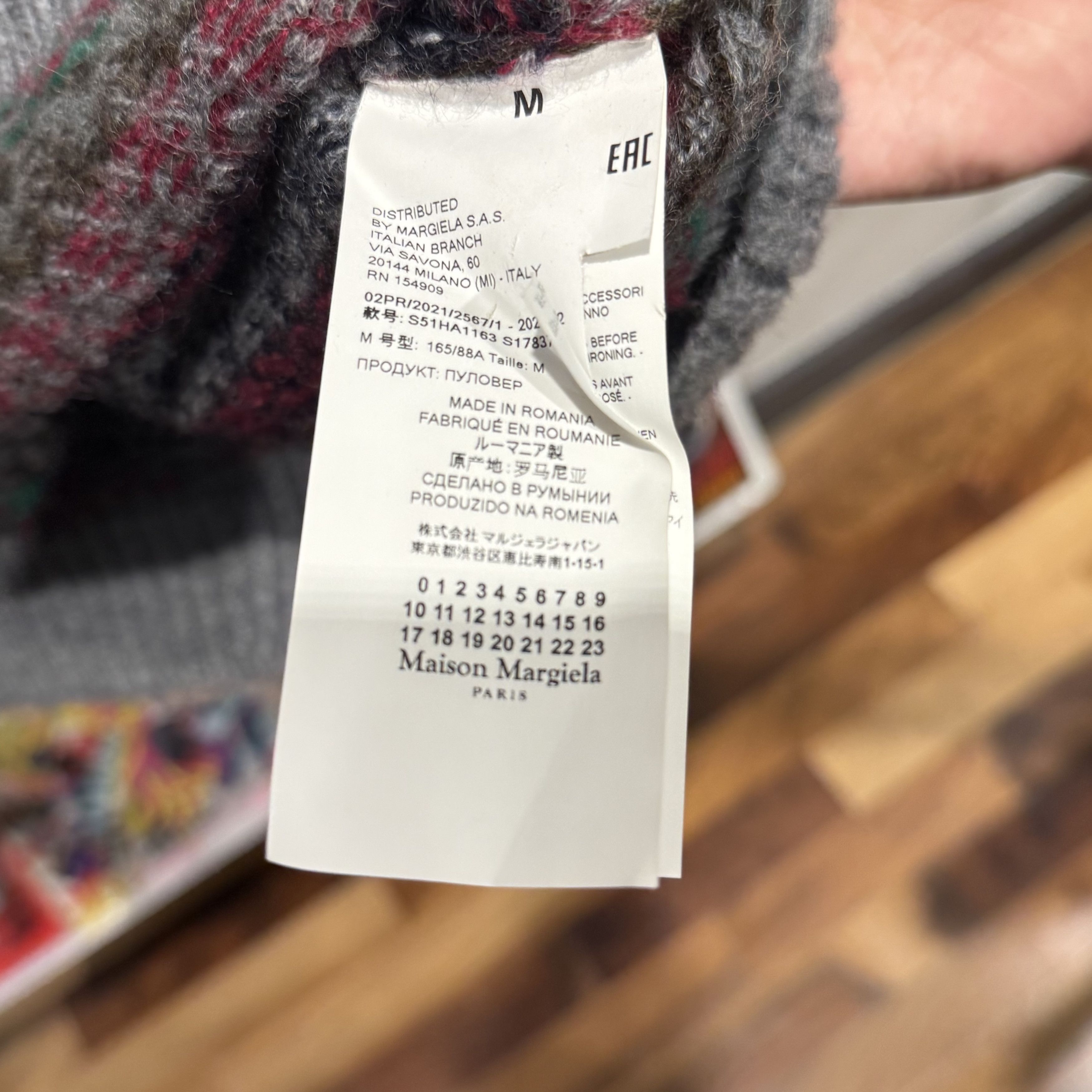 Maison Margiela Maison Martin Margiela Wool Sweater Size US M / EU 48-50 / 2 - 4 Thumbnail