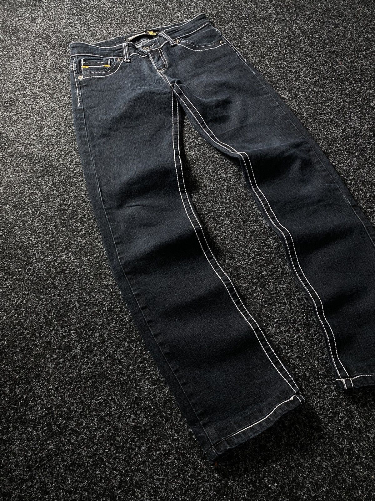 True Religion Vintage Flare True Religion Wide Leg Faded Wash Denim Size 28" / US 6 / IT 42 - 3 Thumbnail