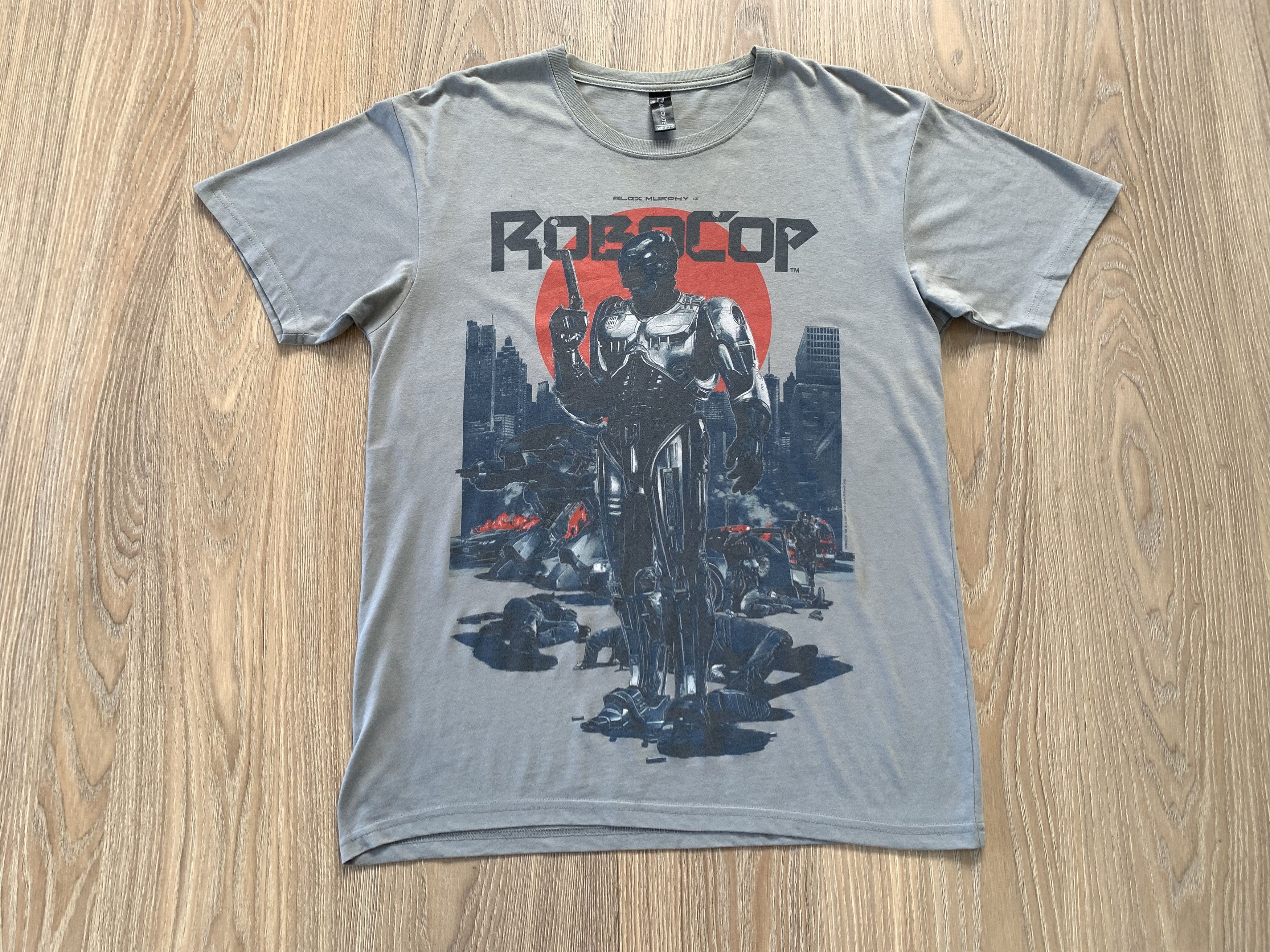 Other Alex Murphy RoboCop Mens Gray Print T-Shirt Size US M / EU 48-50 / 2 - 2 Thumbnail