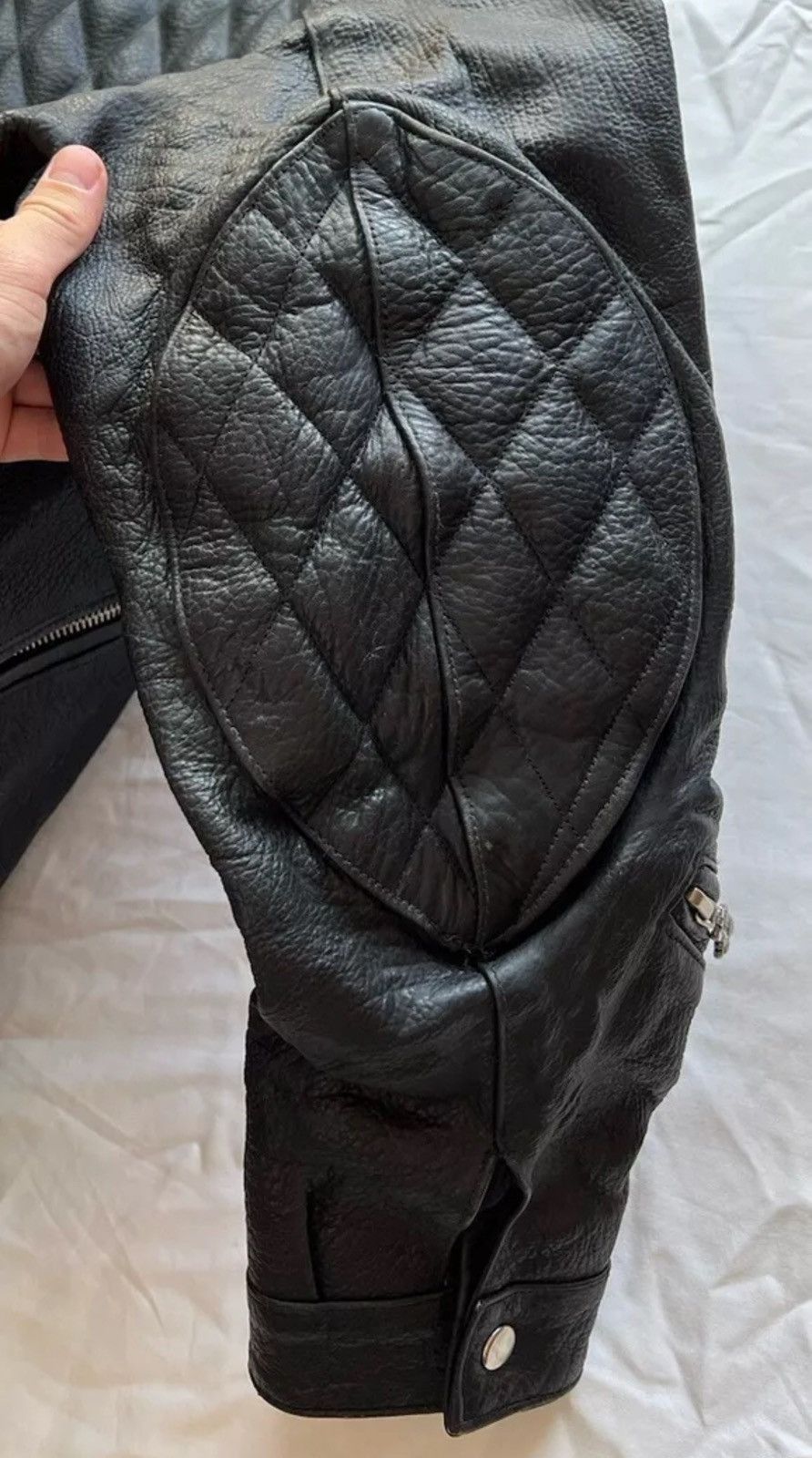 Harley Davidson × Vintage Vintage Harley Davidson Biker Jacket Men’s XL Leather Moto Size US XL / EU 56 / 4 - 10 Thumbnail