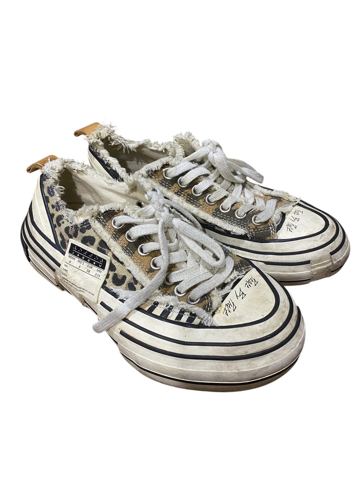 Japanese Brand × Yohji Yamamoto × xVESSEL xVessel G.O.P Lows Classic Leopard Shoes Size US 6 / IT 36 - 3 Thumbnail