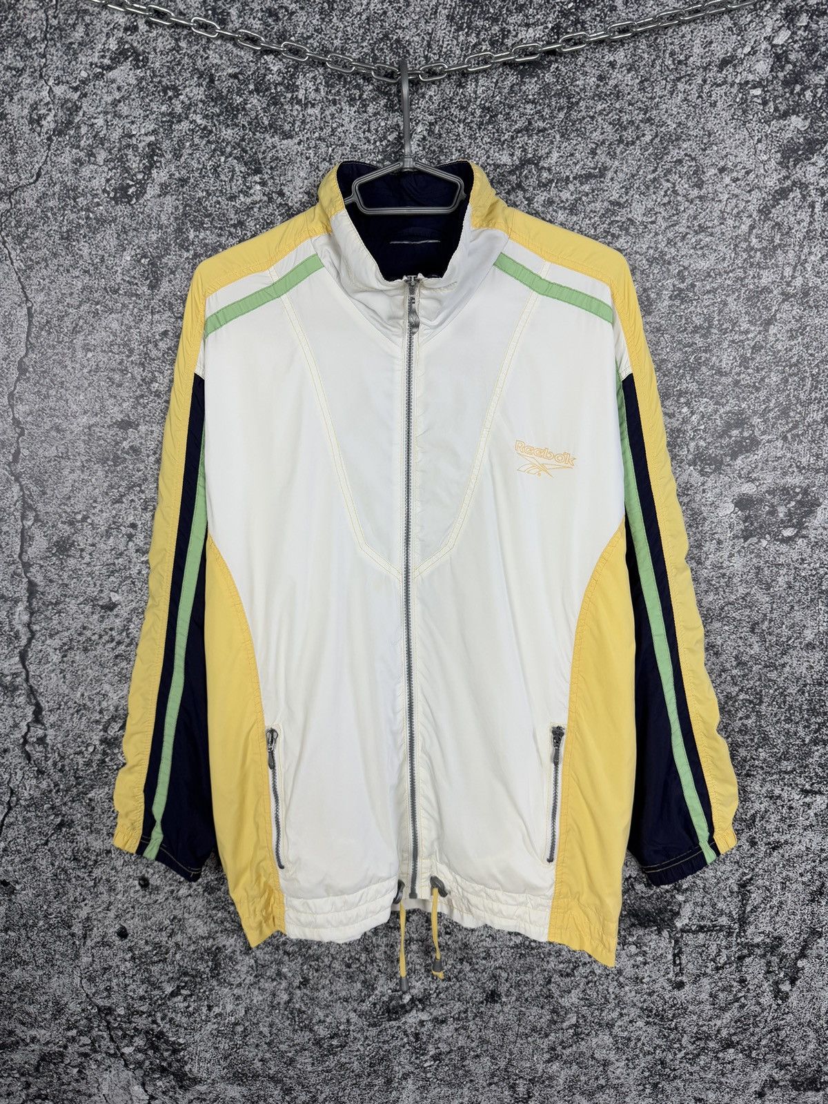 Reebok Men’s Reebok Vintage Nylon Jacket 90s Retro Size M-L Size US L / EU 52-54 / 3 - 1 Thumbnail