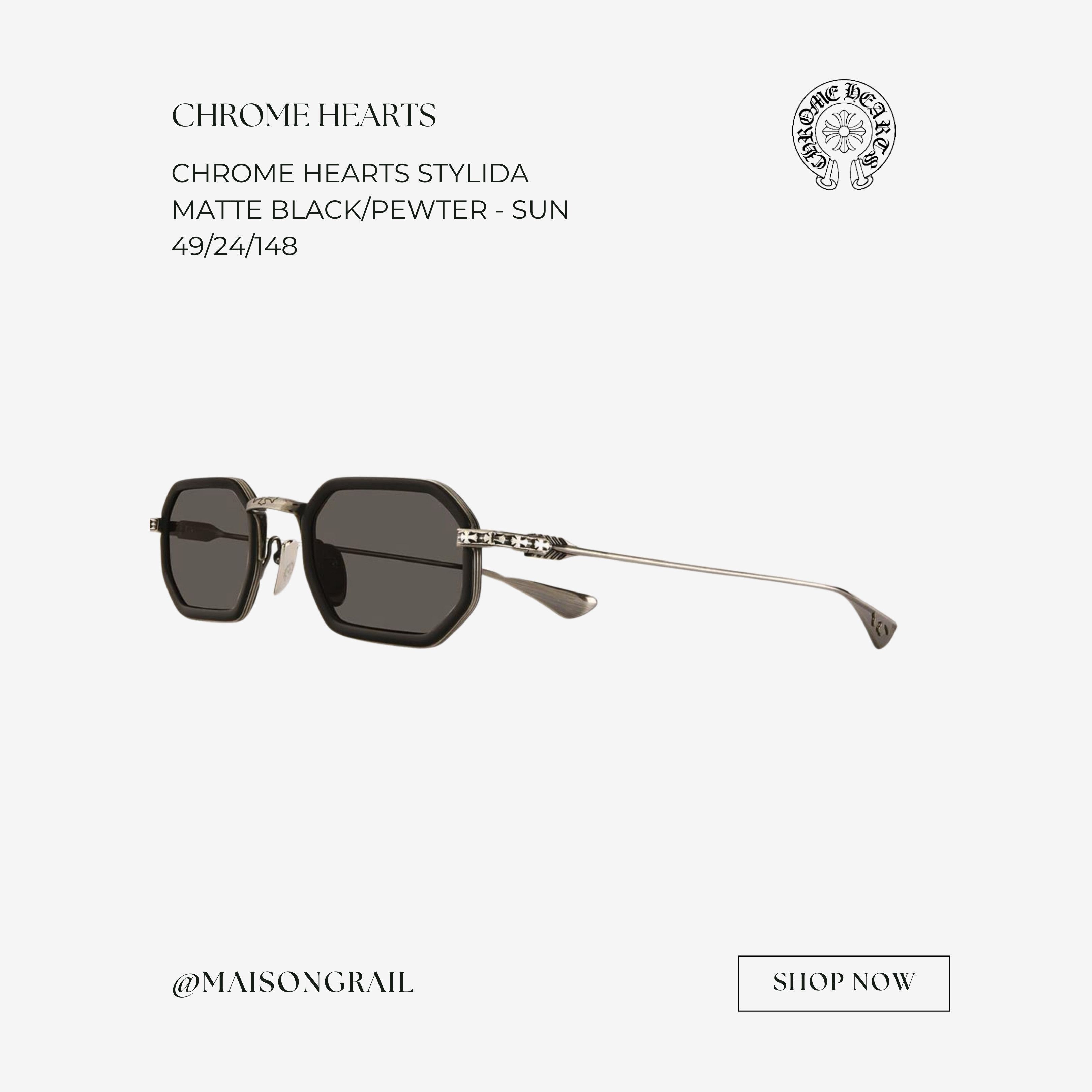 Chrome Hearts CHROME HEARTS STYLIDA SUNGLASSES Size ONE SIZE - 1 Thumbnail