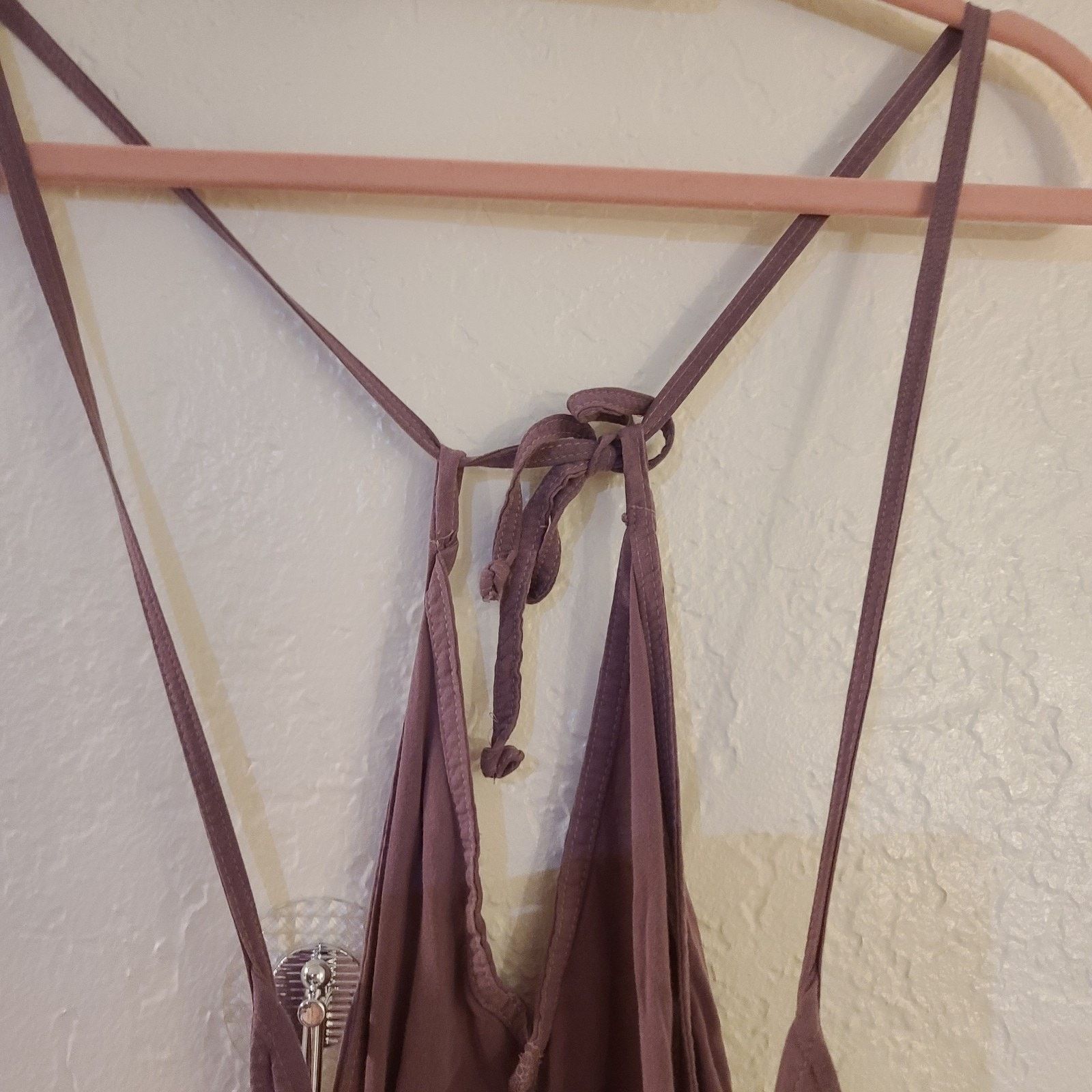 &Daughter Daughters Of Culture Plum Stones Washed Handkerchief Dress Size ONE SIZE - 5 Thumbnail