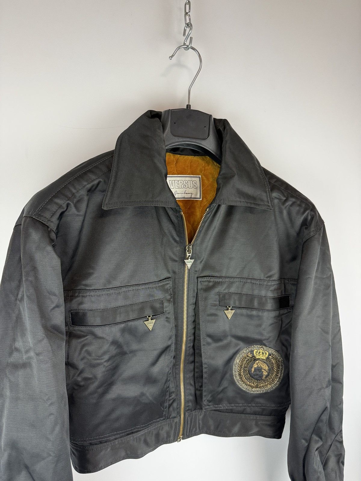Versus Versace Black Versus Gianni Versace jacket with zip closure Size US S / EU 44-46 / 1 - 3 Thumbnail