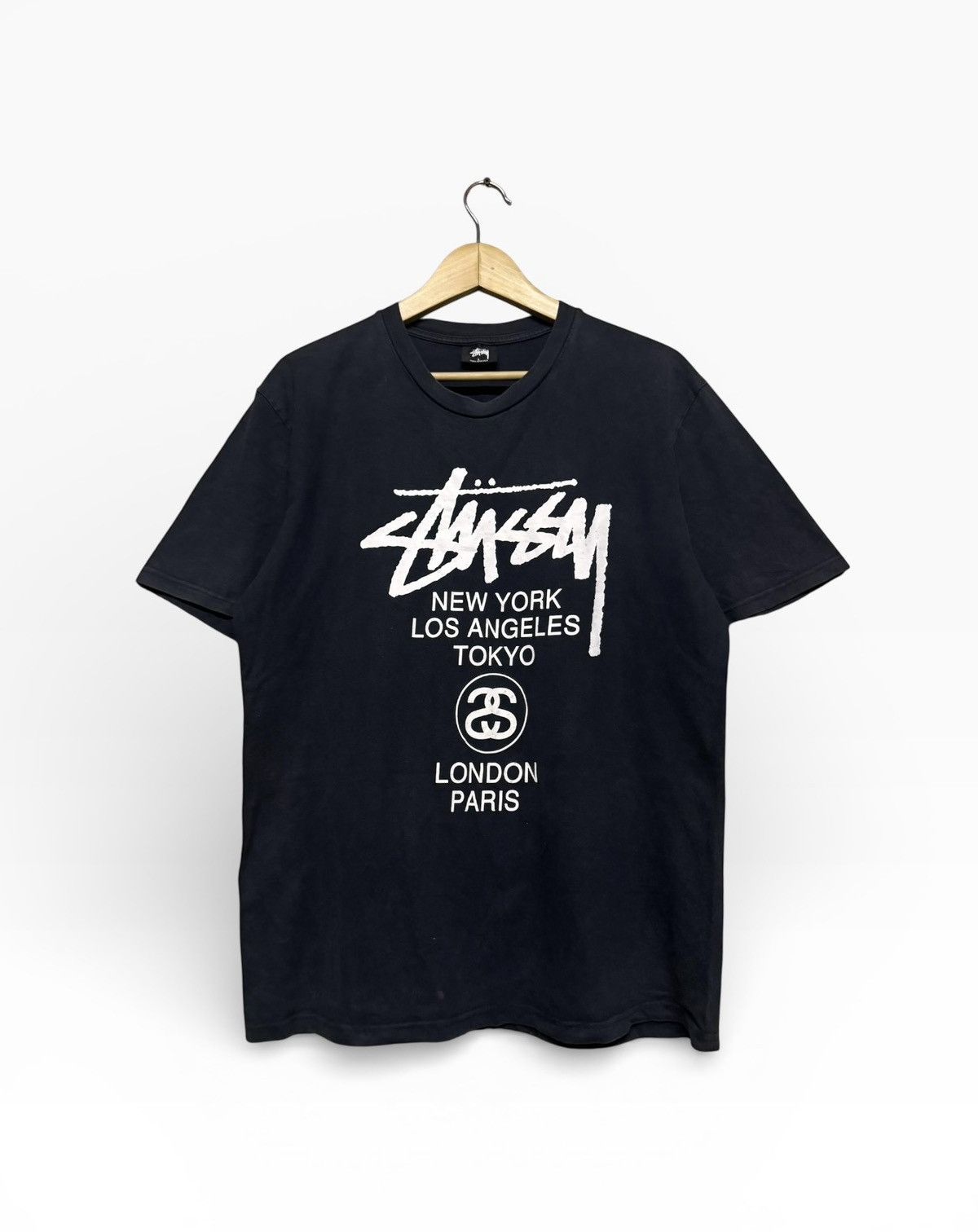 Stussy OG🔥Stussy World Tour Tee Size US L / EU 52-54 / 3 - 1 Thumbnail