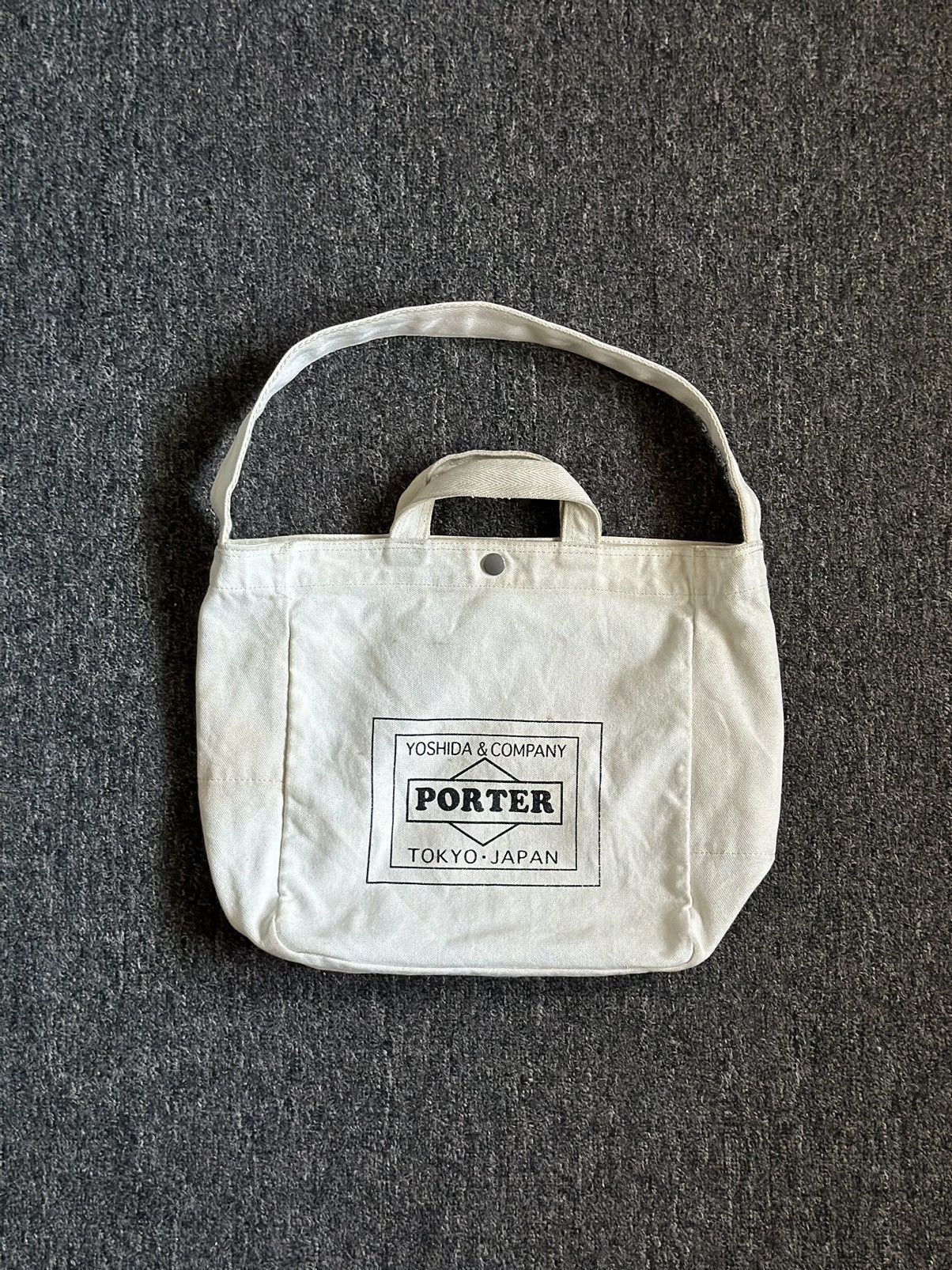 Auhtentic Porter X Lowercase Japan Shoulder/tote Bag in White, Men's