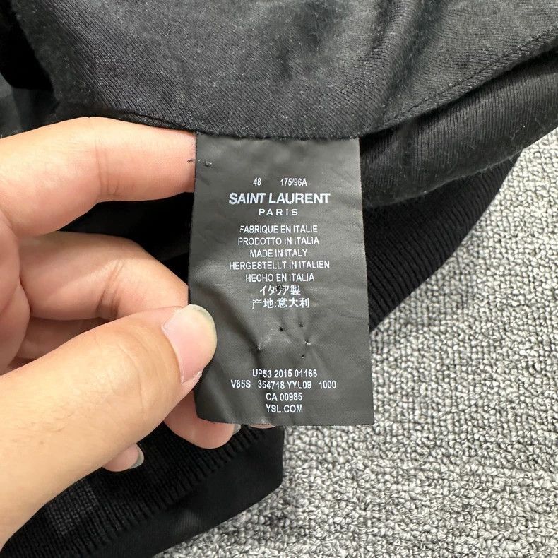 Saint Laurent Paris Saint Laurent Patchwork Teddy jacket 2504-Nextarrow Size US M / EU 48-50 / 2 - 2 Thumbnail