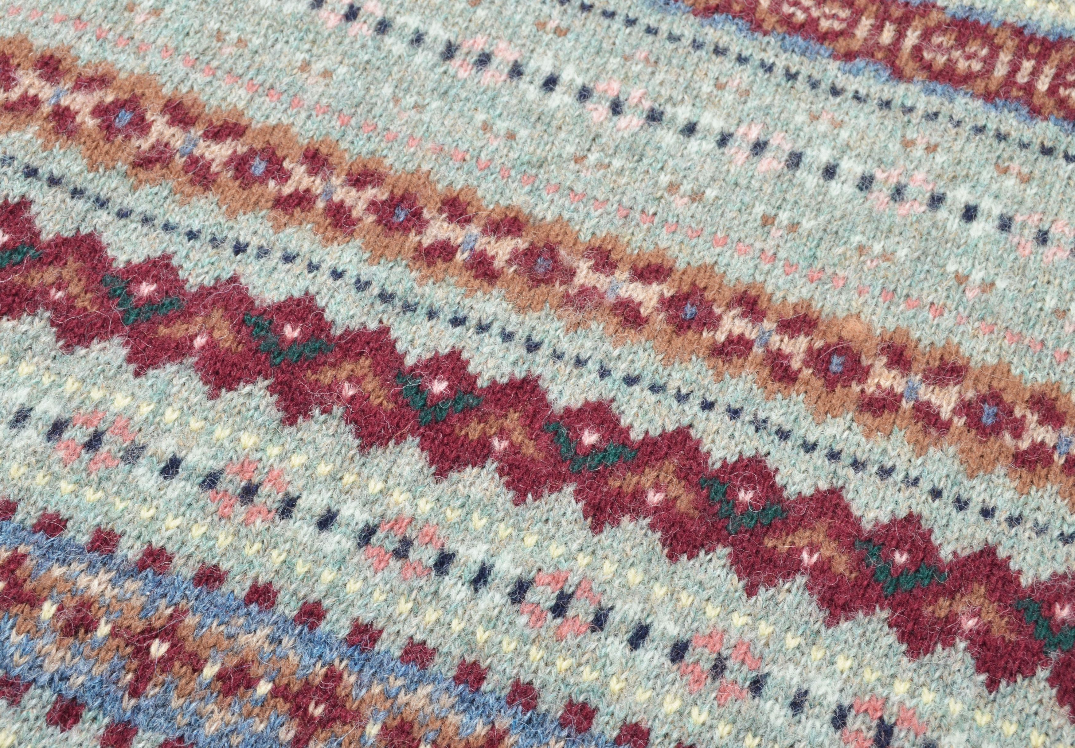 Eddie Bauer Vintage Eddie Bauer 90's Cottagecore Fair Isle Wool Sweater Size L / US 10 / IT 46 - 7 Thumbnail