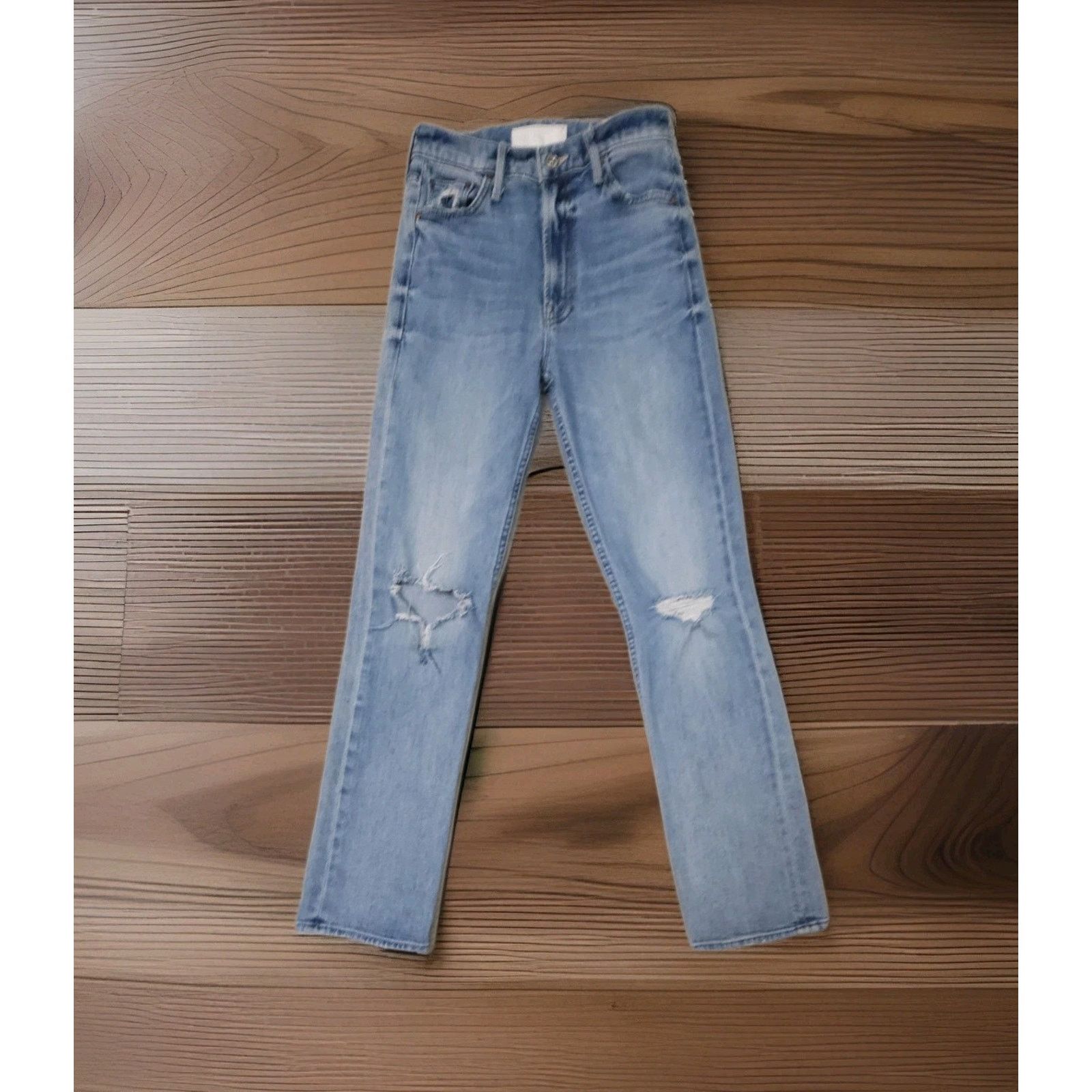 MOTHER Mother Superior High Waisted Rider Flood In Wild And Wicked Size 25" / US 0 / IT 36 - 7 Thumbnail