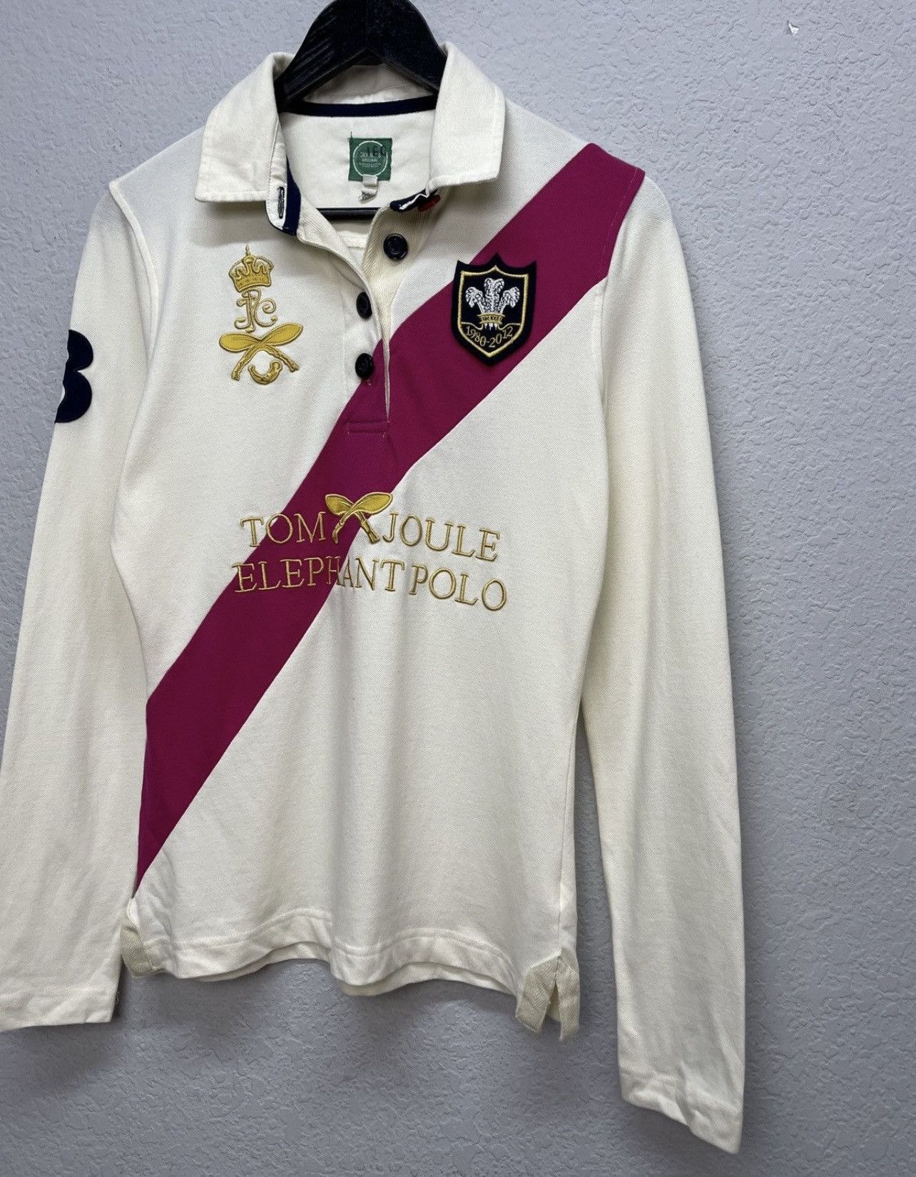 Rugby Ralph Lauren Joules Vintage Rugby Shirt Elephant Polo Tennis Club Energy Size US L / EU 52-54 / 3 - 3 Thumbnail