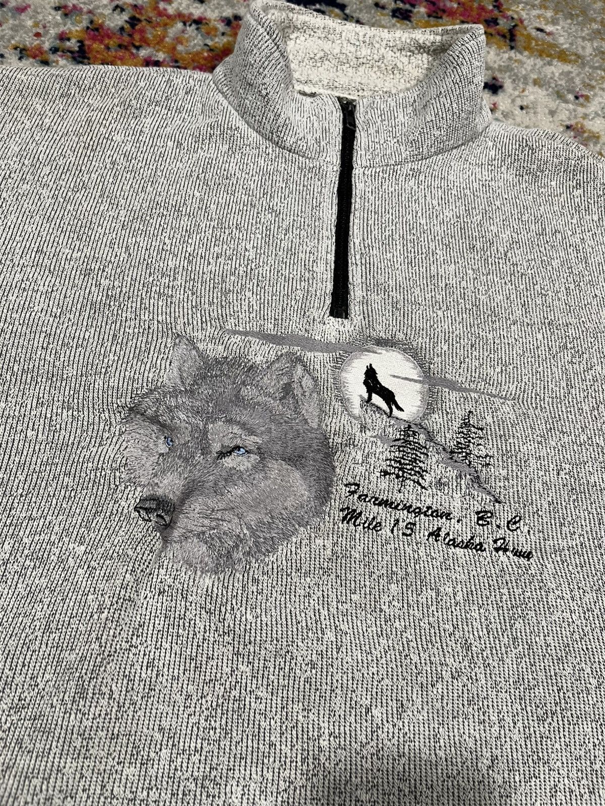 Vintage Vintage Wolf Fleece Medium Size US M / EU 48-50 / 2 - 1 Thumbnail