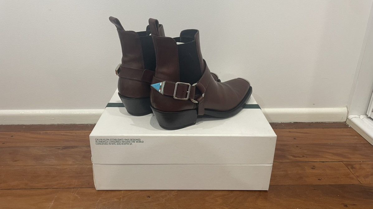 Calvin Klein 205W39NYC Calvin Klein 205W39NYC Brown Harness Boots Size US 8.5 / EU 41-42 - 7 Thumbnail
