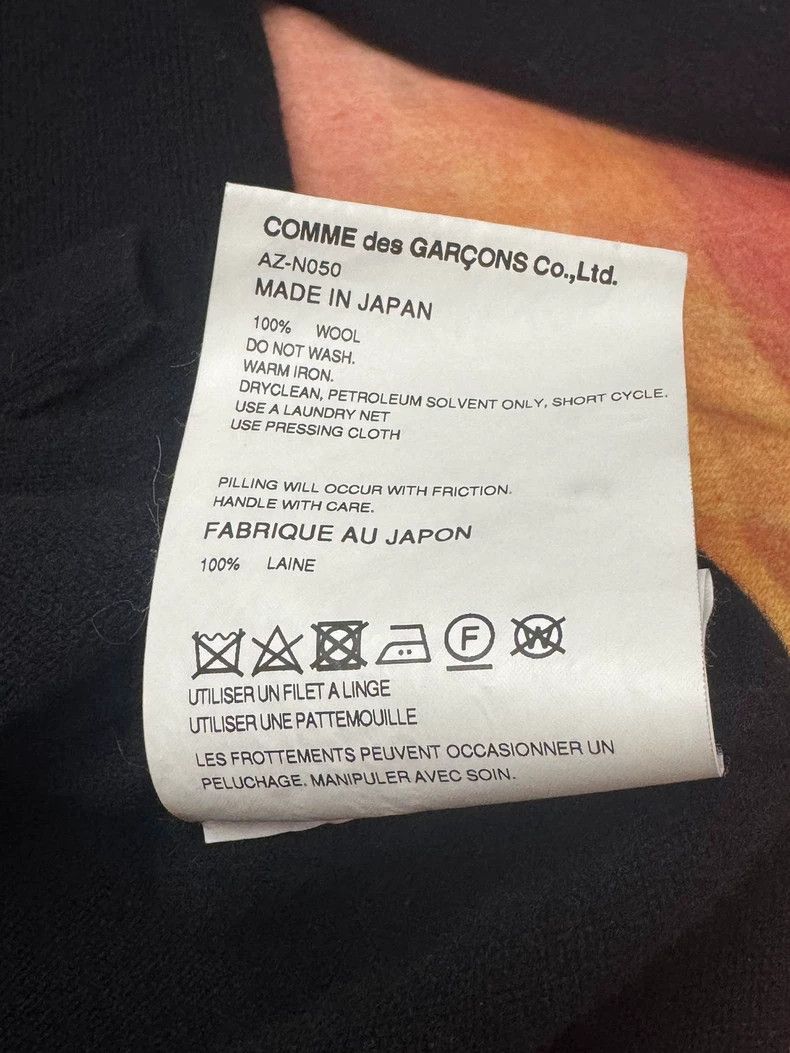 Comme des Garcons Comme Des Garcons Classic Black V-Neck Gold Heart Cardigan Size US M / EU 48-50 / 2 - 8 Thumbnail