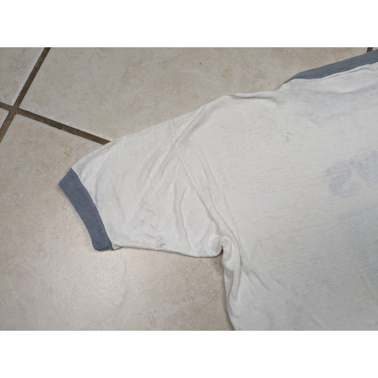 Other Vtg 1970s Jaws Promo Ringer T Shirt Horror Steven Spielberg Size US S / EU 44-46 / 1 - 12 Thumbnail