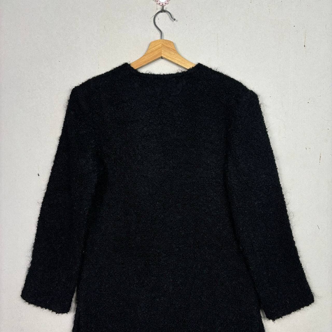 Valentino Vintage Valentino Miss V Mohair Wool Cardigan Jacket Black Size M / US 6-8 / IT 42-44 - 5 Thumbnail