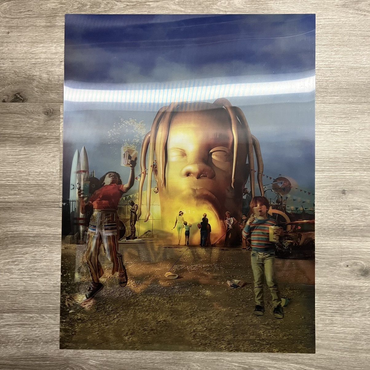 Travis Scott Travis Scott Astroworld Lenticular Poster Size ONE SIZE - 2 Thumbnail