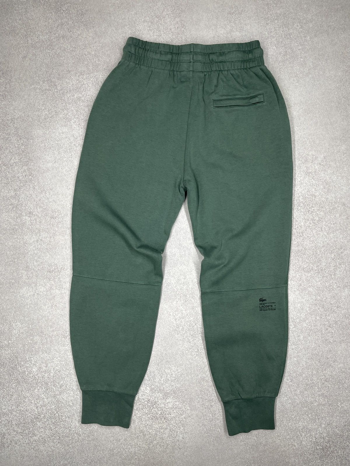 Lacoste Womens Lacoste Sweatpants Green Double Logo Size 26" / US 2 / IT 38 - 6 Thumbnail