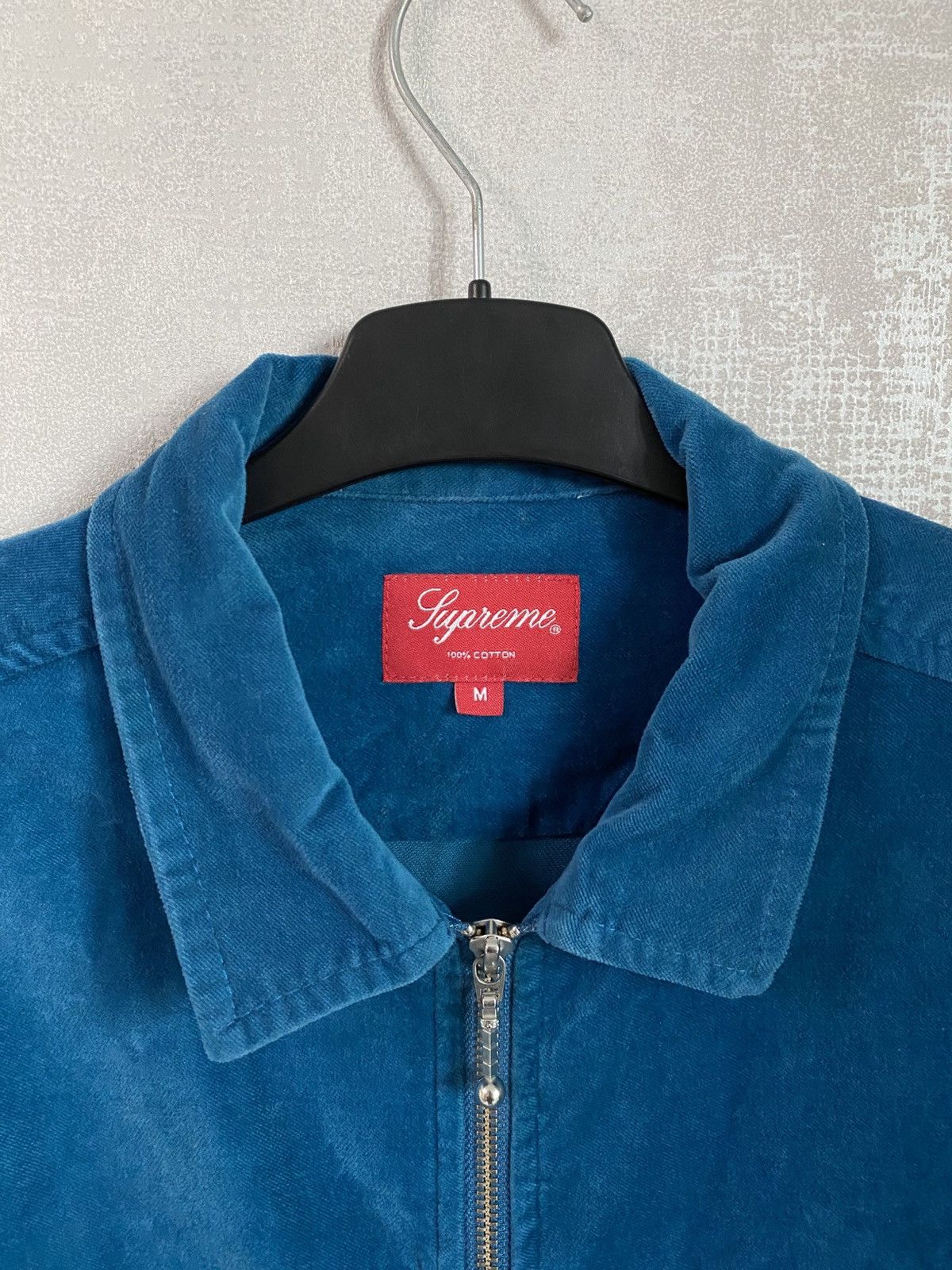Supreme 🔥SUPREME VELVET ZIP-UP OVERSHIRT Size US M / EU 48-50 / 2 - 4 Thumbnail