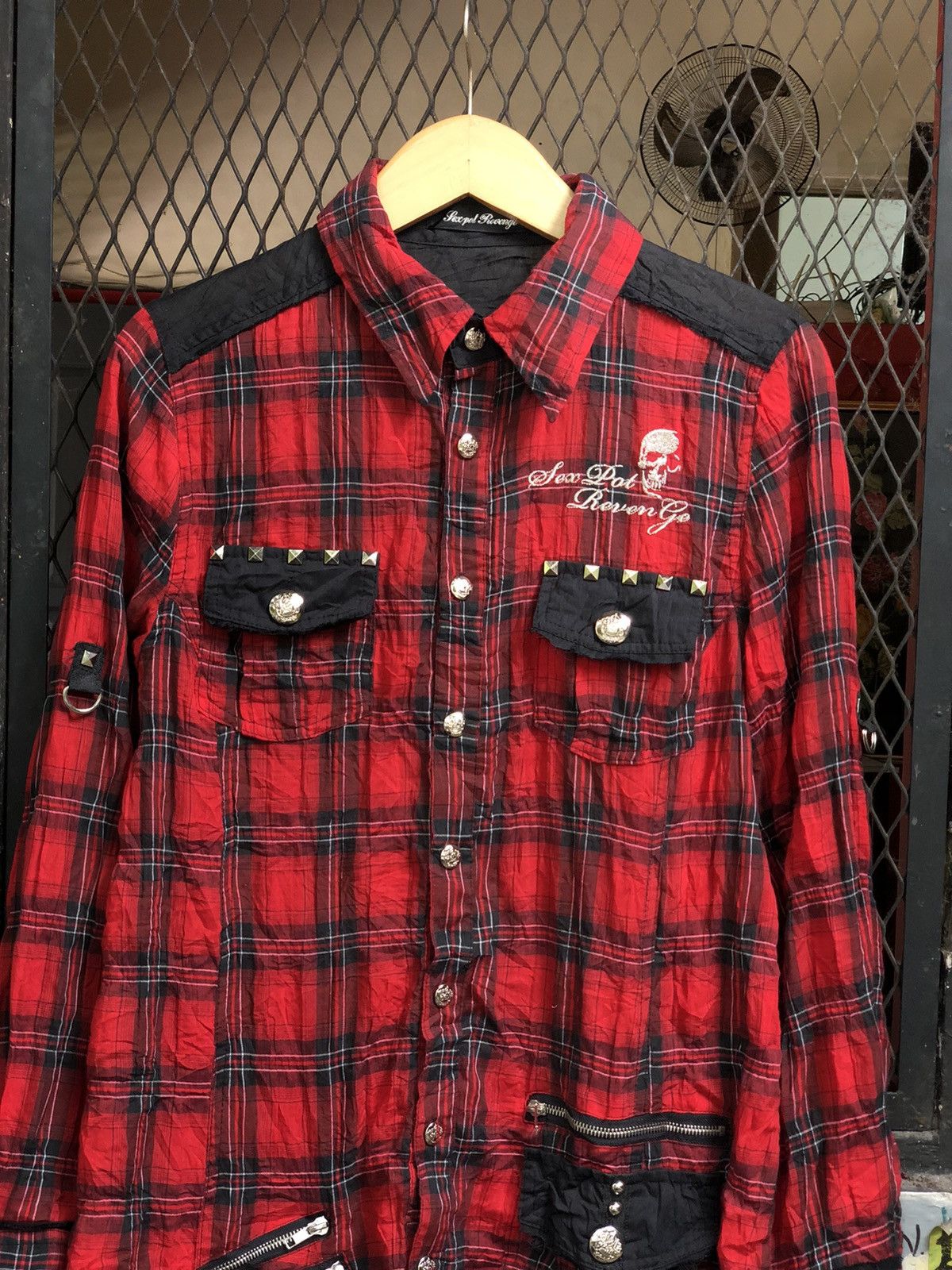 If Six Was Nine × Japanese Brand × Le Grande Bleu (L.G.B.) JAPANESE SEXPOT REVENGE SKULL PUNK STYLE Size US L / EU 52-54 / 3 - 2 Thumbnail