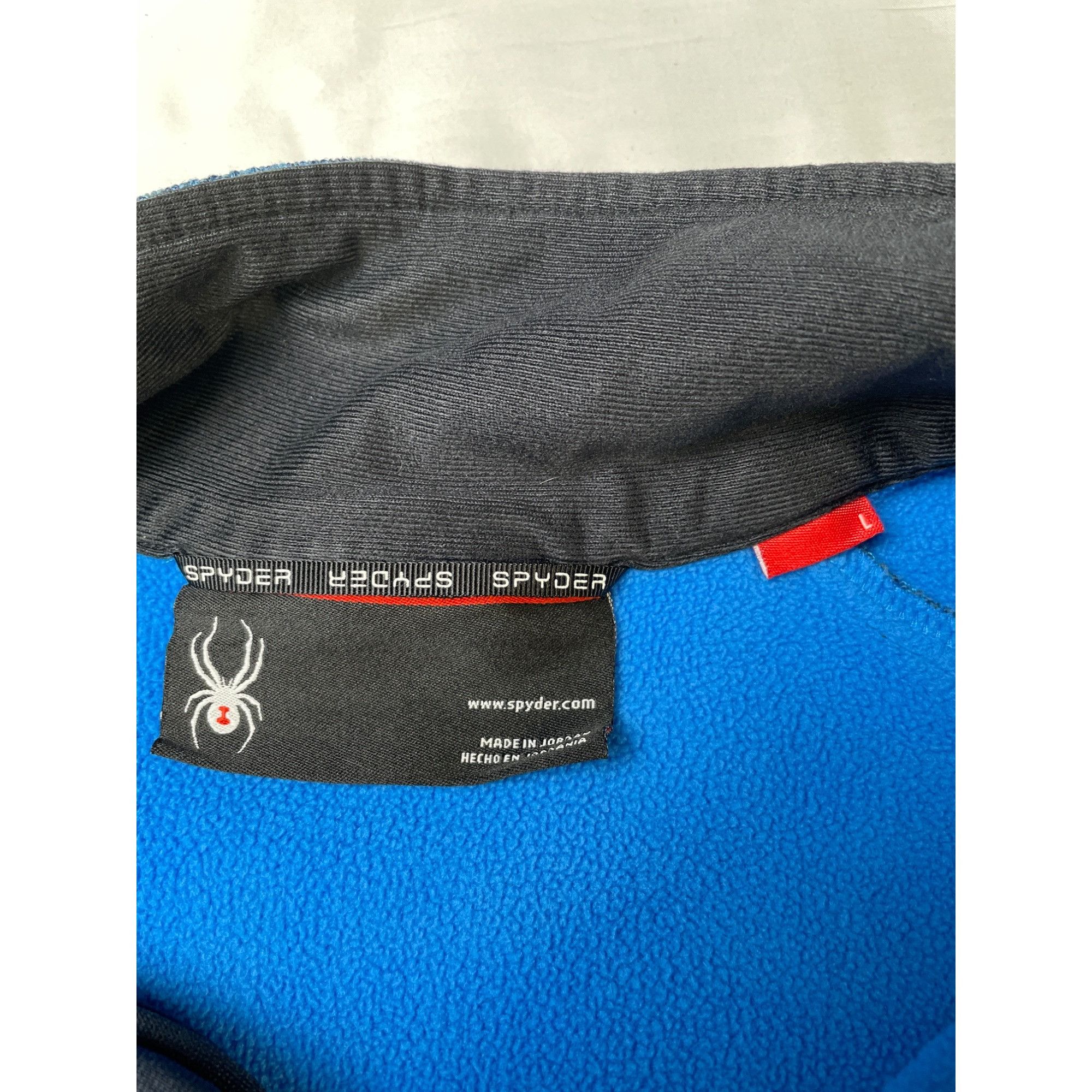 Spyder Spyder Men's Blue/Orange Half Zipper Pullover Sweater Size L Size US L / EU 52-54 / 3 - 6 Thumbnail
