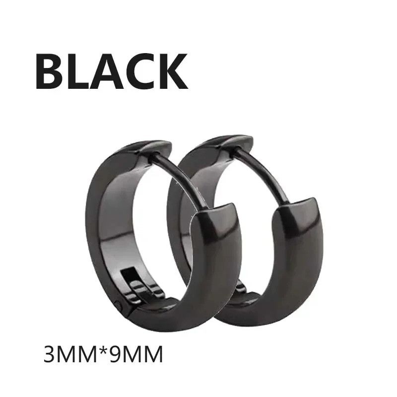 Jewelry Circle Hoop Earrings Classic huggie ear Minimalist Jewelry Size ONE SIZE - 5 Thumbnail