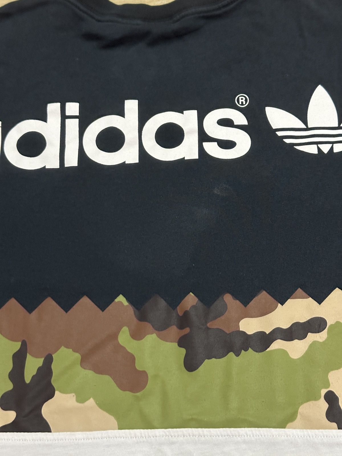 Adidas Adidas Camo Rare Tee Size US XL / EU 56 / 4 - 12 Thumbnail