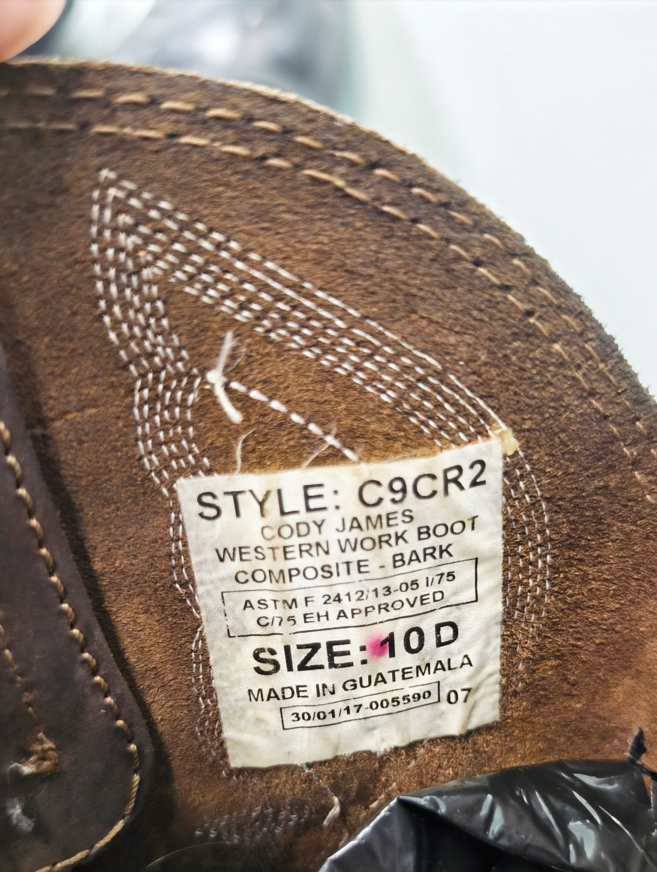 Other Cody James Men's Western Work Boots - Steel Toe Size US 10 / EU 43 - 14 Thumbnail