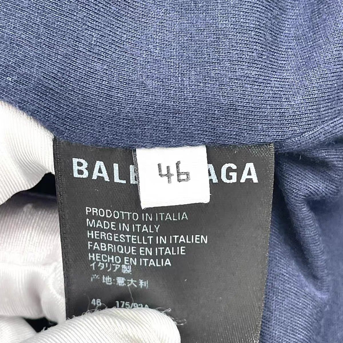 Balenciaga Balenciaga Sportyb Embroidered Color-Block Blue and Green Size US S / EU 44-46 / 1 - 10 Thumbnail