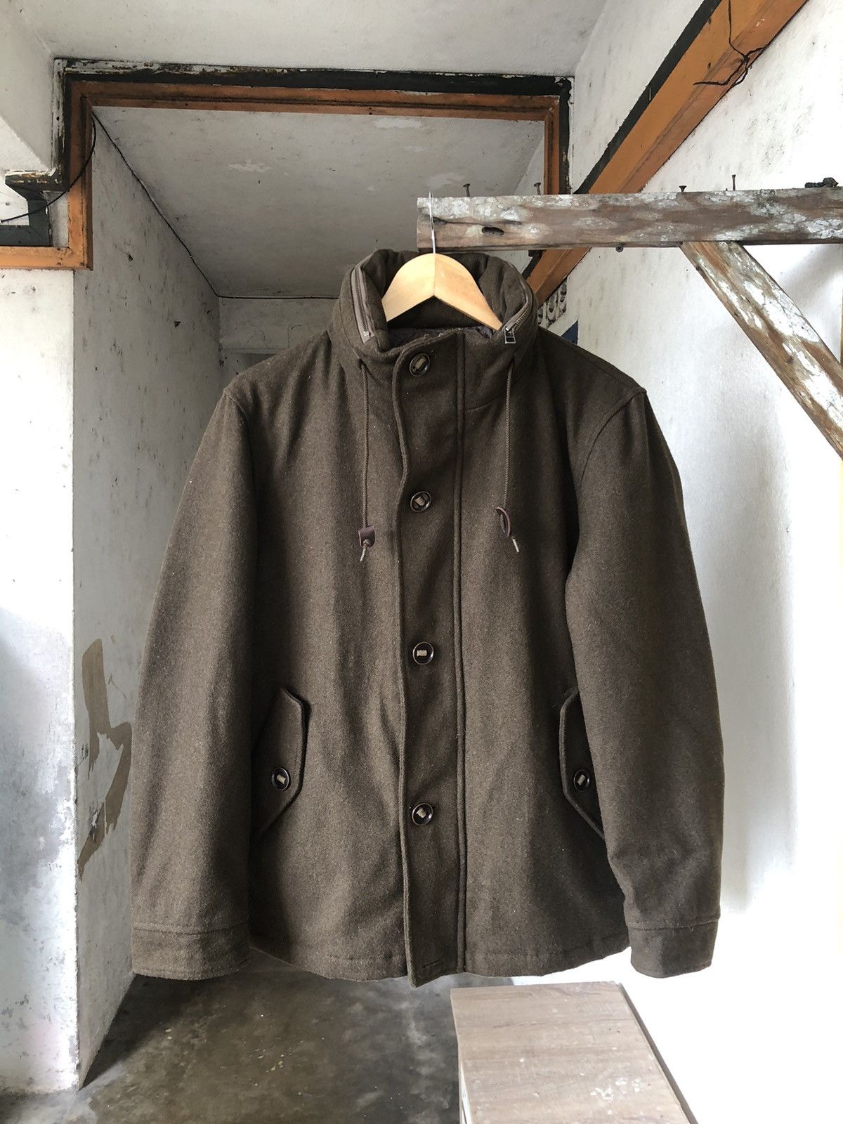 United Arrows United Arrows Wool Blend Winter Jacket Size US L / EU 52-54 / 3 - 5 Thumbnail