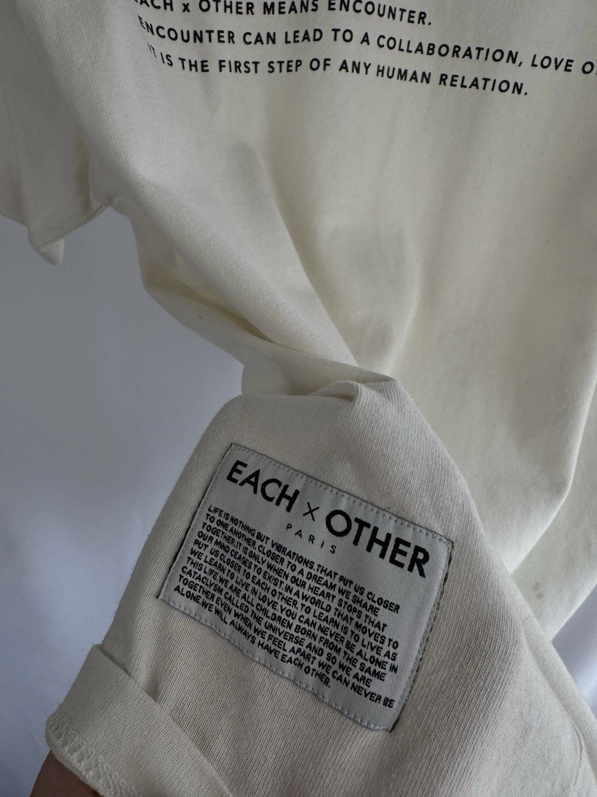 EACH x OTHER Authentic Each X Other Paris Designer t-shirt men's size:M Size M / US 6-8 / IT 42-44 - 7 Thumbnail