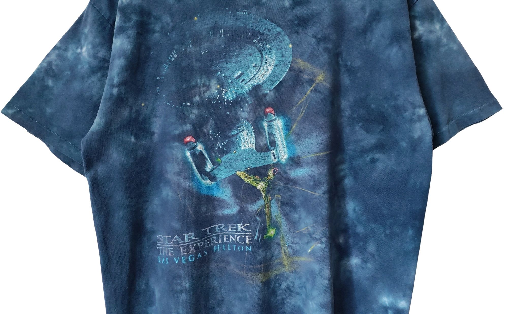 Vintage Star Trek Experience Tie Dye 90s Las Vegas Hilton VTG Tshirt Size US L / EU 52-54 / 3 - 2 Thumbnail