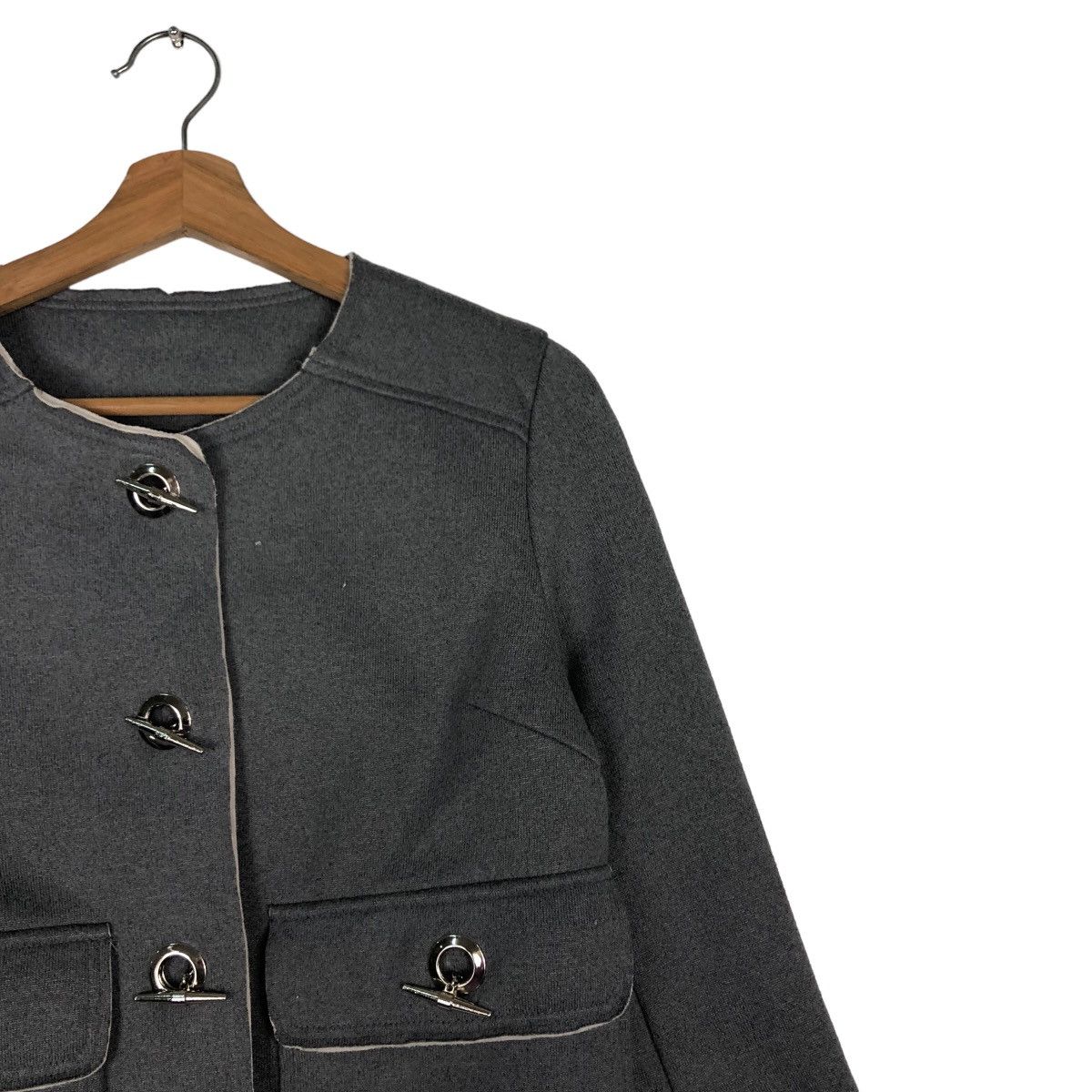 Japanese Brand 🔥Cropped Biker Jacket Double Standard Clothing Japan Size US M / EU 48-50 / 2 - 6 Thumbnail