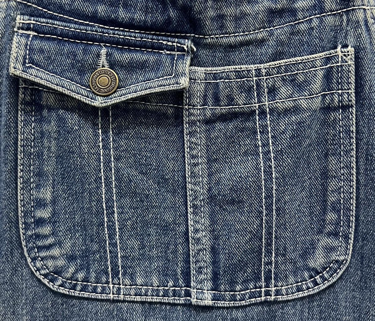 Japanese Brand × Vintage Vintage Y2K Style Tocador Distressed Denim Overalls Size US 34 / EU 50 - 6 Thumbnail