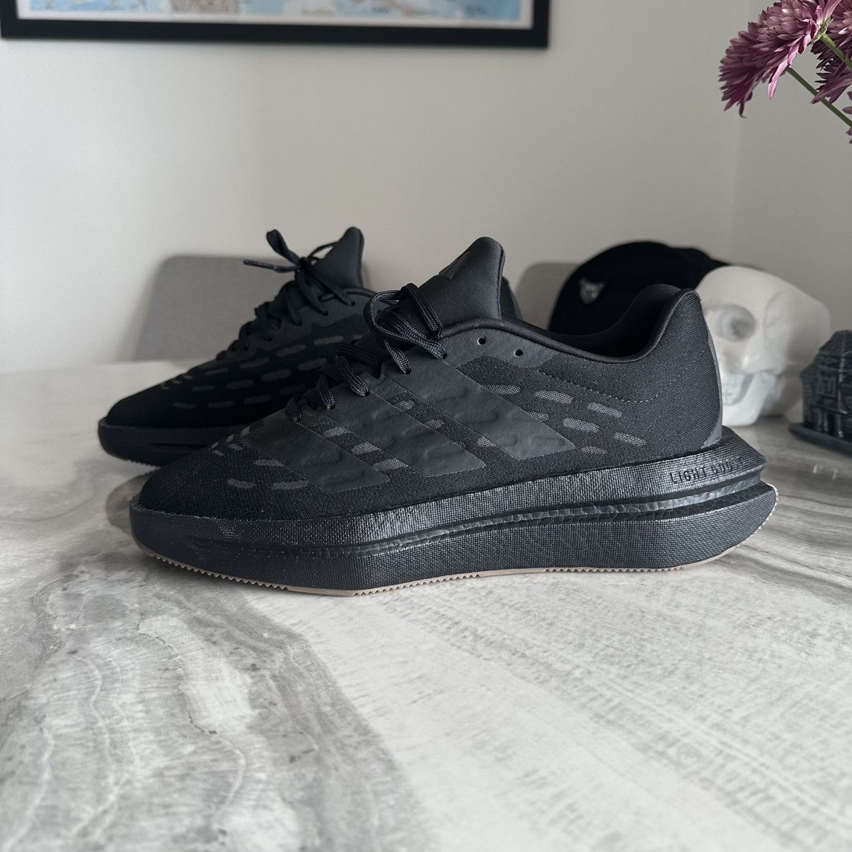 Adidas Adidas Flowboost Core Black Running Sneakers Size US 8 / EU 41 - 1 Thumbnail