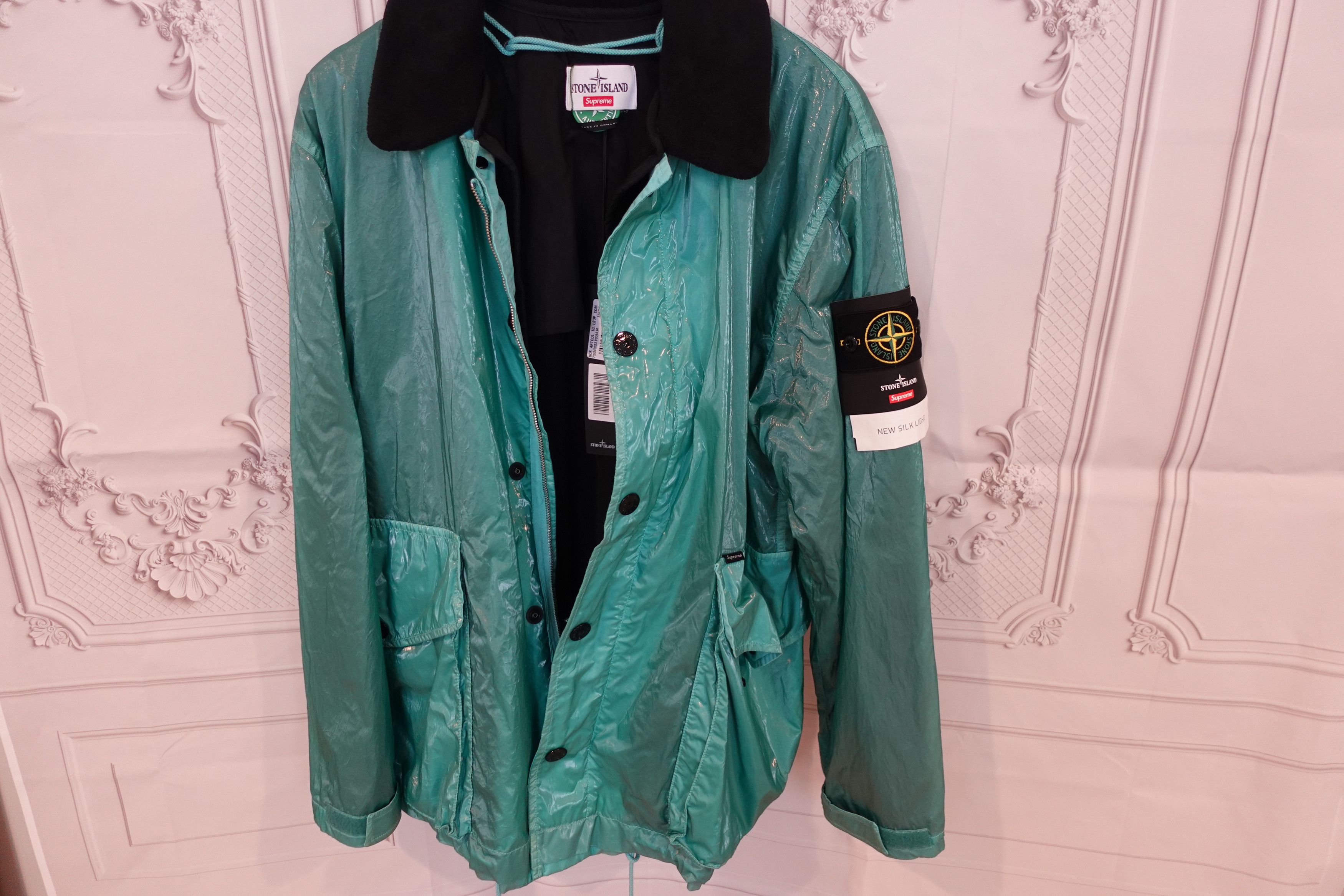 Stone Island × Supreme Supreme Stone Island New Silk Light Jacket Size US M / EU 48-50 / 2 - 6 Thumbnail