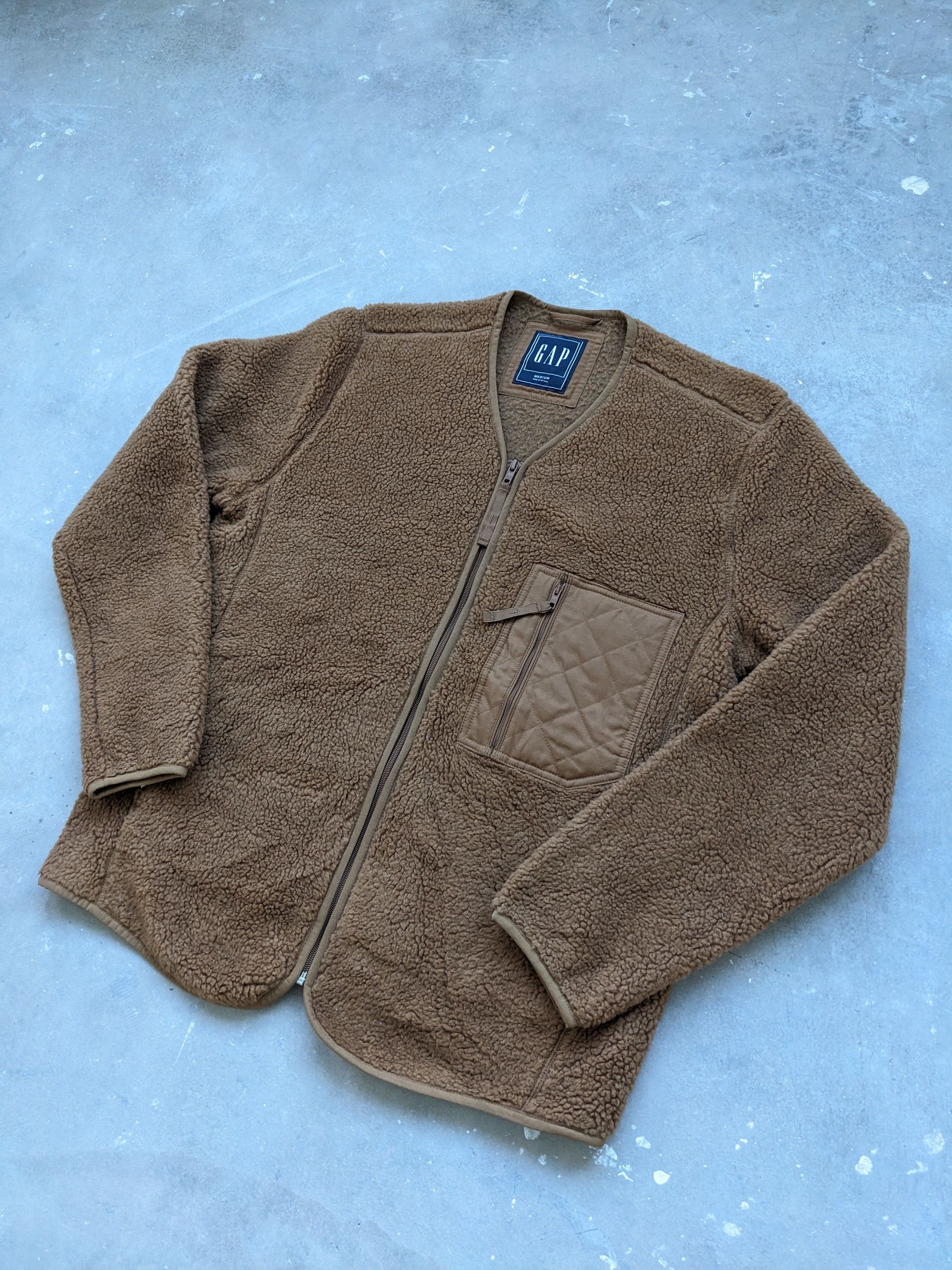 Gap × Vintage Gap Cardigan Jacket Deep Pile Travis Style Size US M / EU 48-50 / 2 - 3 Thumbnail