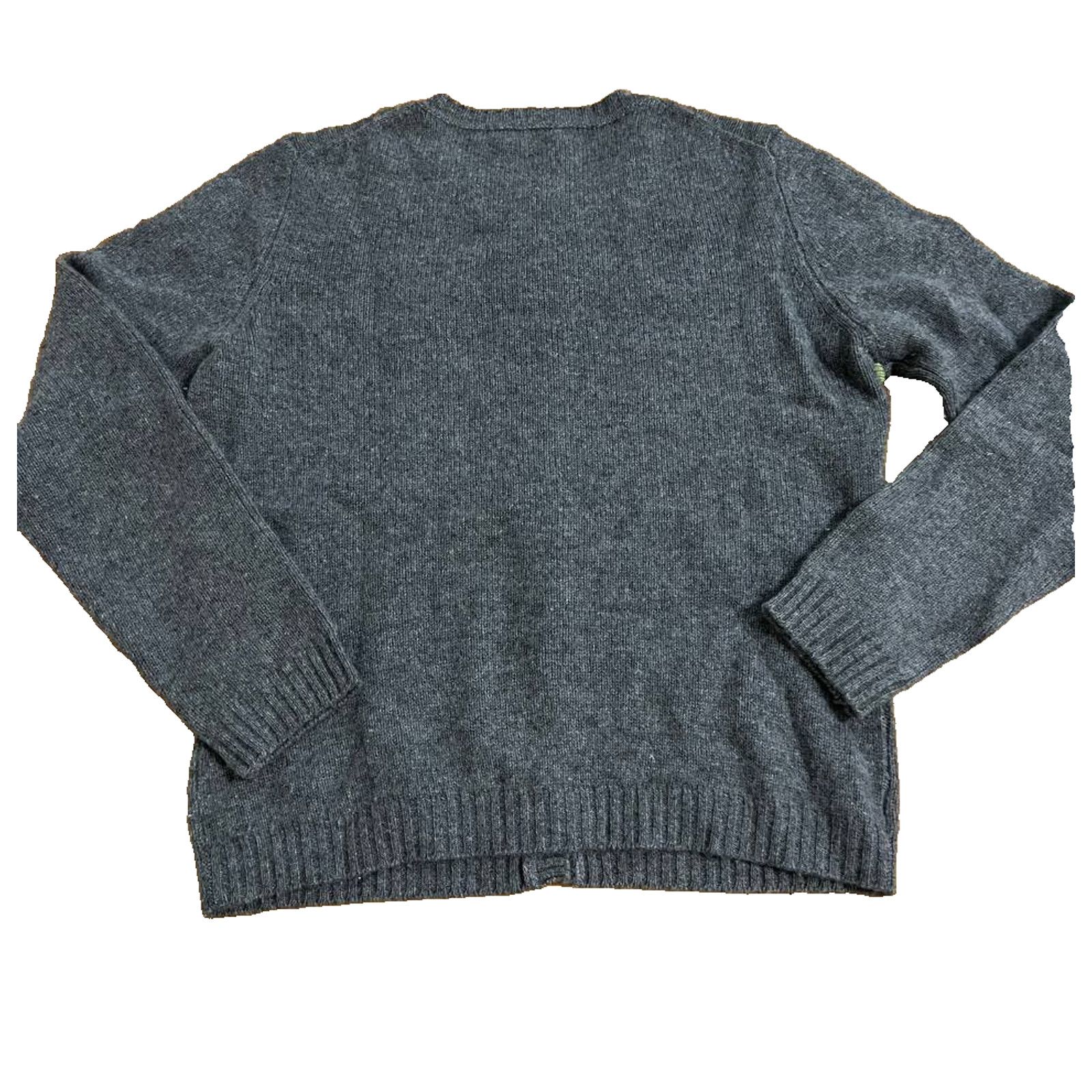 & Other Stories Puro Cachemire gray geometric green sweater M A001578 Size M / US 6-8 / IT 42-44 - 4 Thumbnail