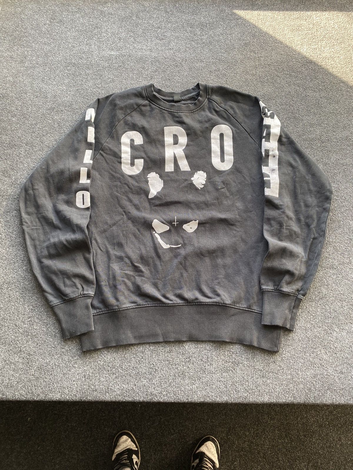 Band Tees 🔥Vntg Band Tour CRO Gang Mello Black faded sweatshirt mens s Size US S / EU 44-46 / 1 - 1 Thumbnail