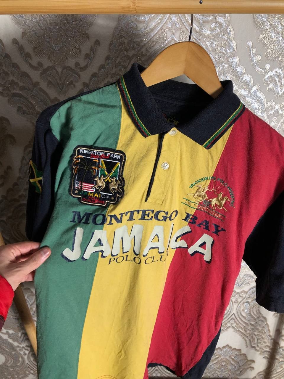 La Martina VINTAGE LA MARTINA JAMAICA POLO CLUB DESIGNER RETRO Y2K 90s Size US L / EU 52-54 / 3 - 2 Thumbnail