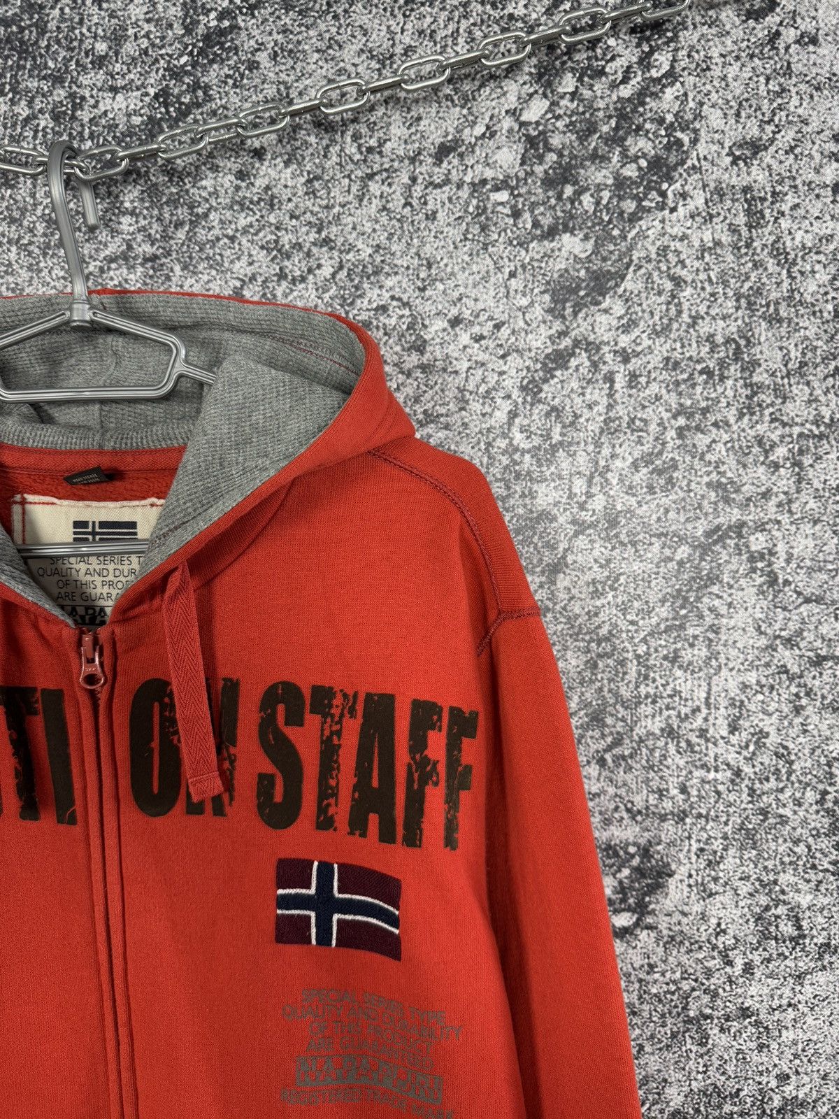 Napapijri Napapijri Full Zip Hoodie Expedition Staff Logo Outdoor XL Size US XL / EU 56 / 4 - 3 Thumbnail