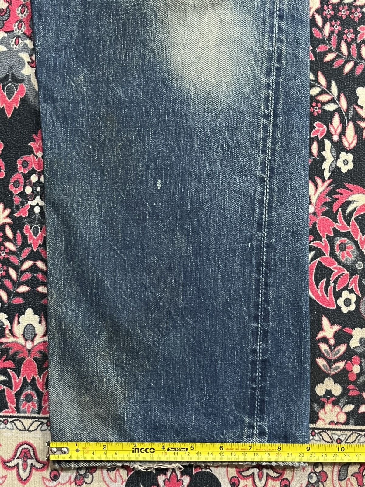 The Real McCoy's Joe McCoy & Co Lot 905 Dark Faded Distressed Selvedge Jeans Size US 34 / EU 50 - 21 Thumbnail