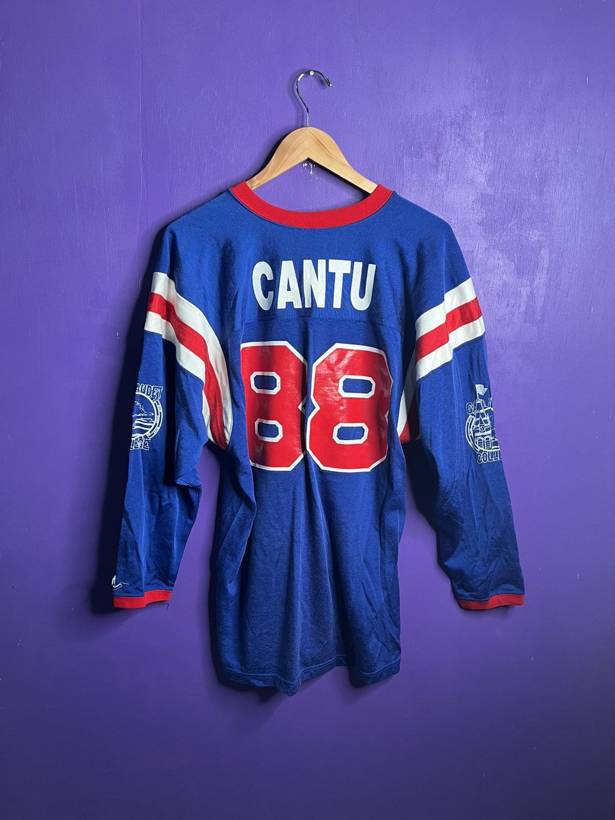 Champion × Vintage Vintage 80s Champion Gallaudet college jersey Size US L / EU 52-54 / 3 - 2 Thumbnail