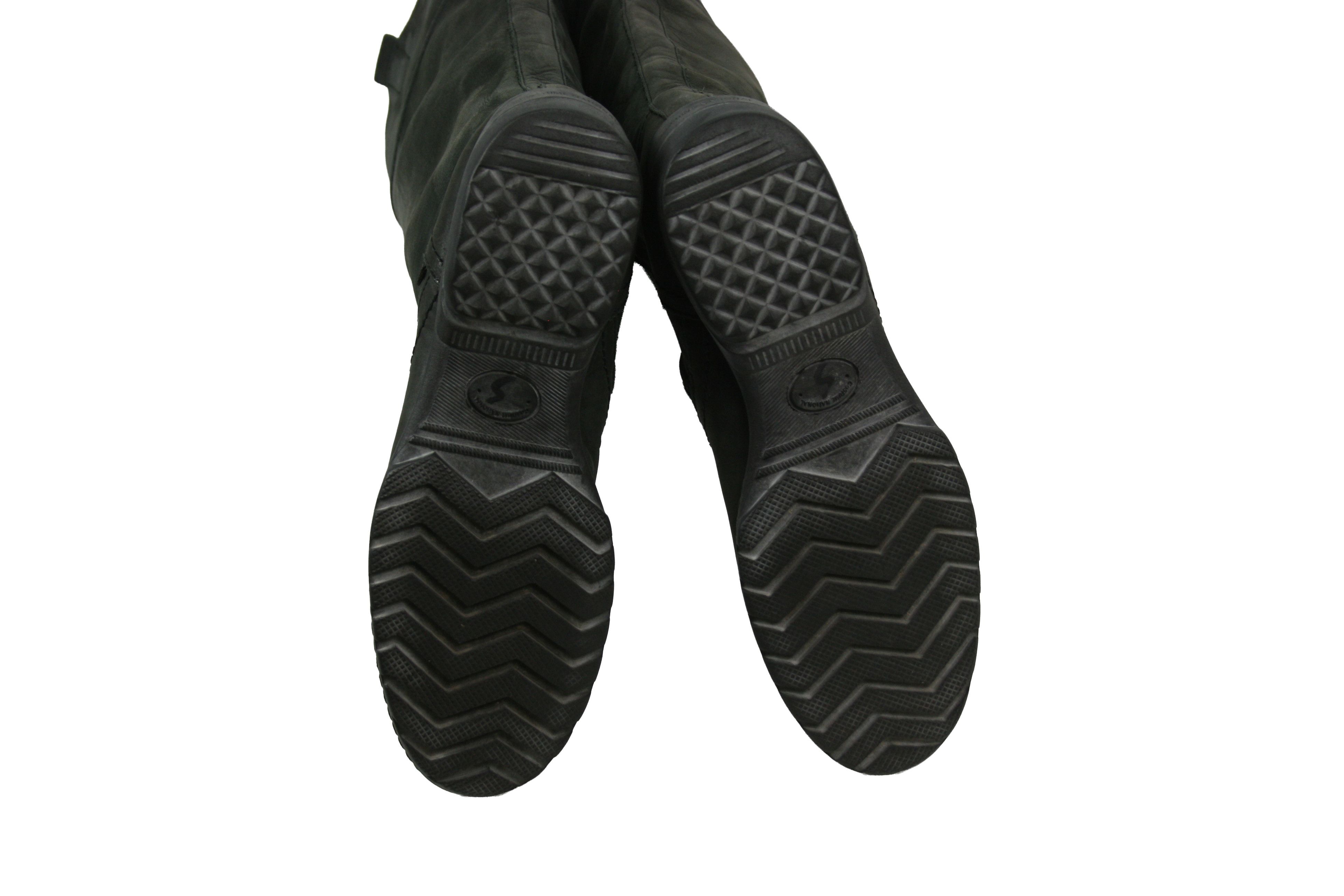 Costume National Motorcycle Engineer Gore-tex Knee High Leather Boots Size US 8 / IT 38 - 11 Thumbnail